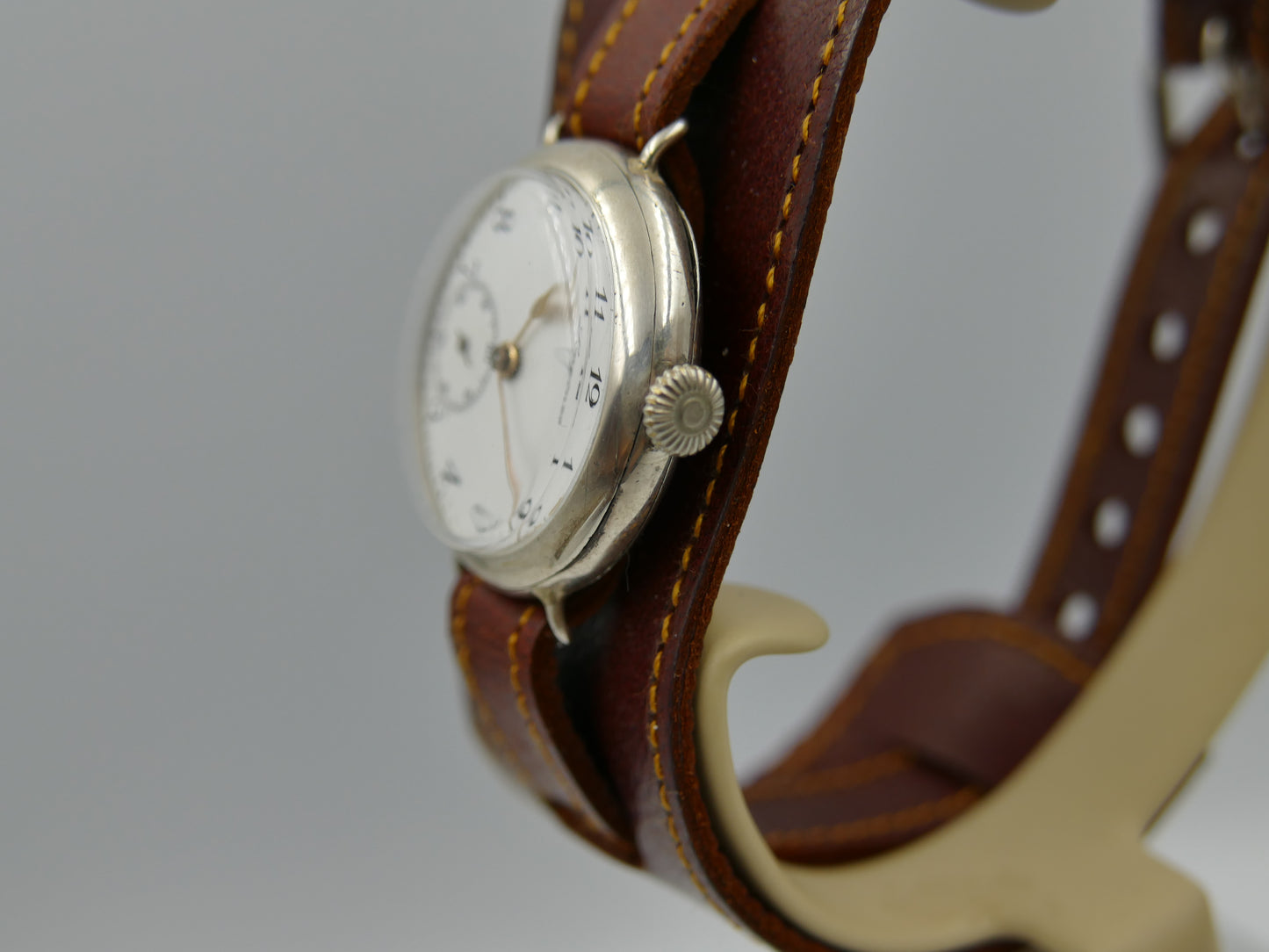1903 vintage watch Longines solid silver 0.900 manual wind