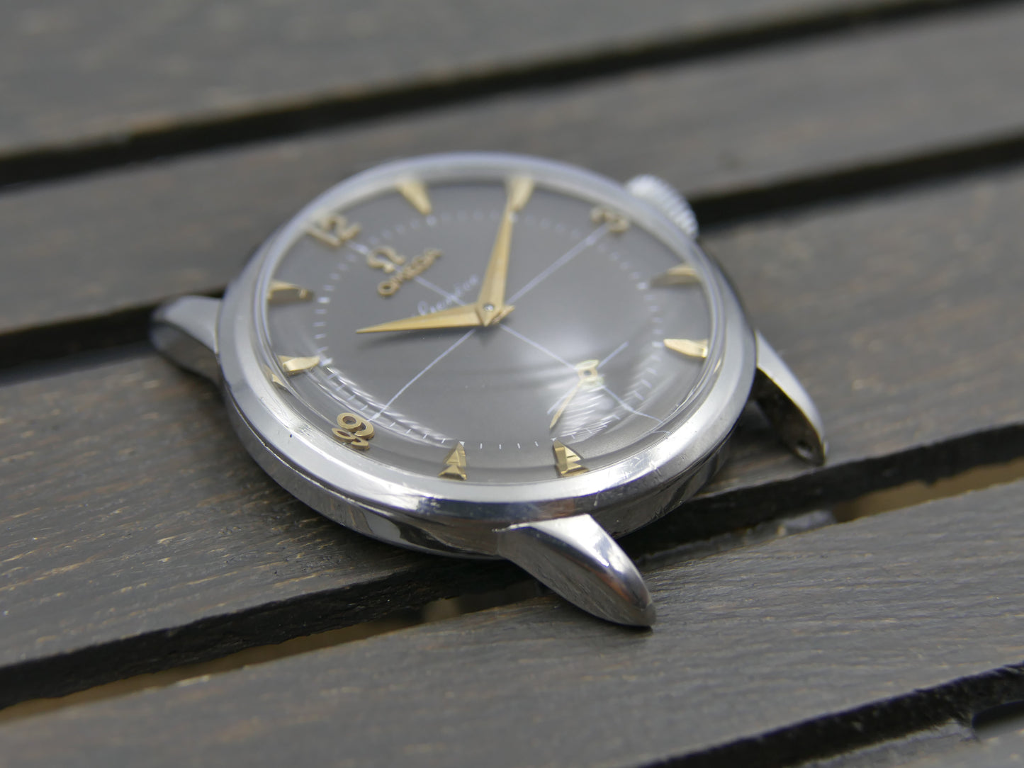 50s vintage watch mens Omega ref. 2754 -1 hand wind cal 266 serviced