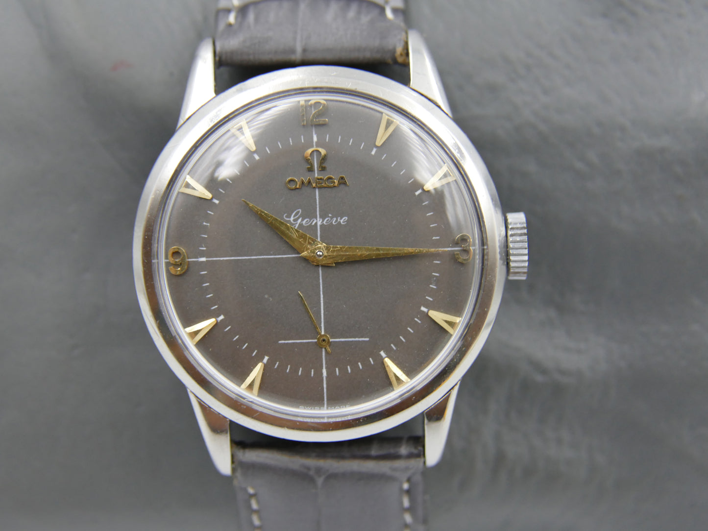 50s vintage watch mens Omega ref. 2754 -1 hand wind cal 266 serviced
