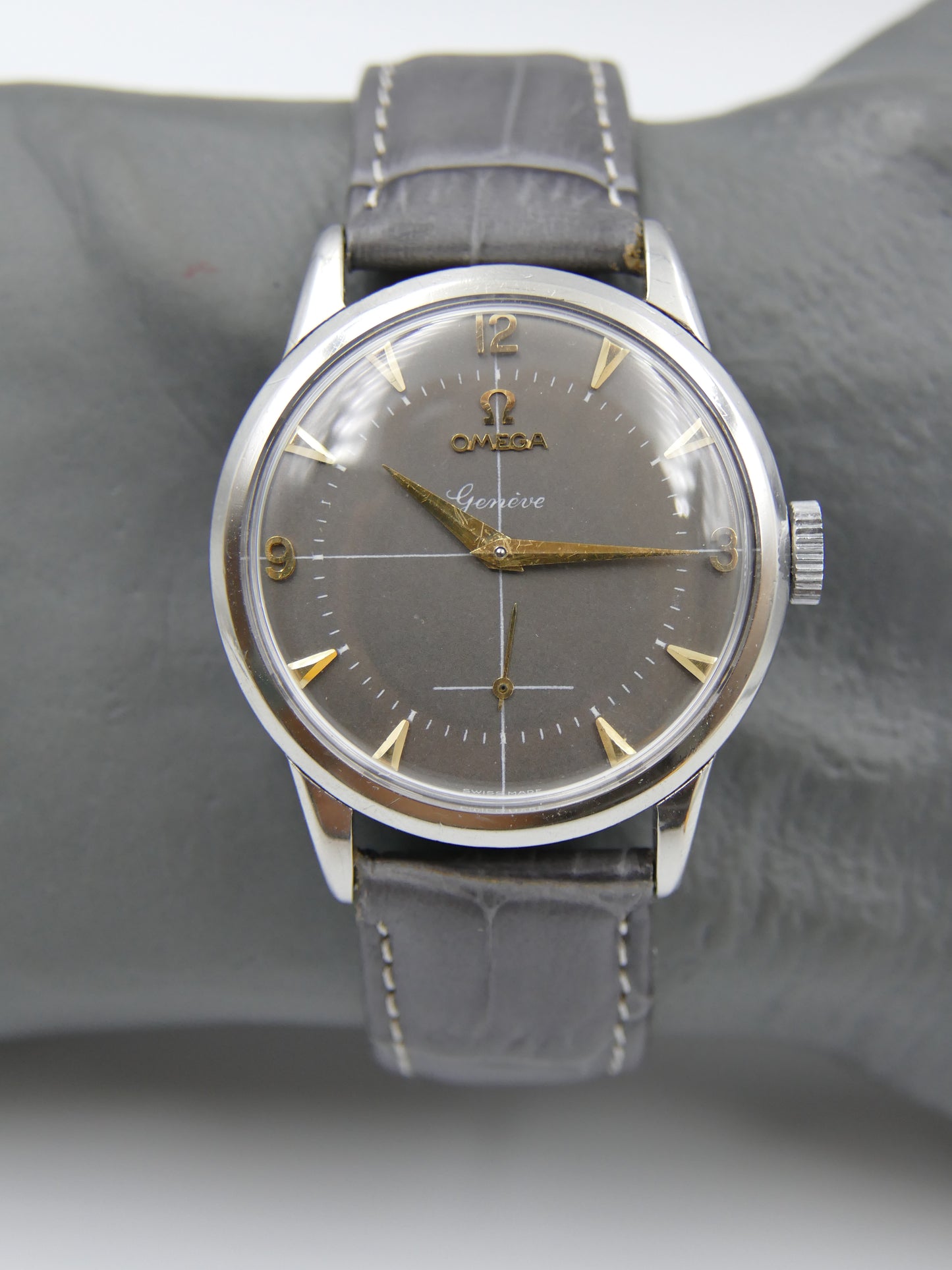 50s vintage watch mens Omega ref. 2754 -1 hand wind cal 266 serviced