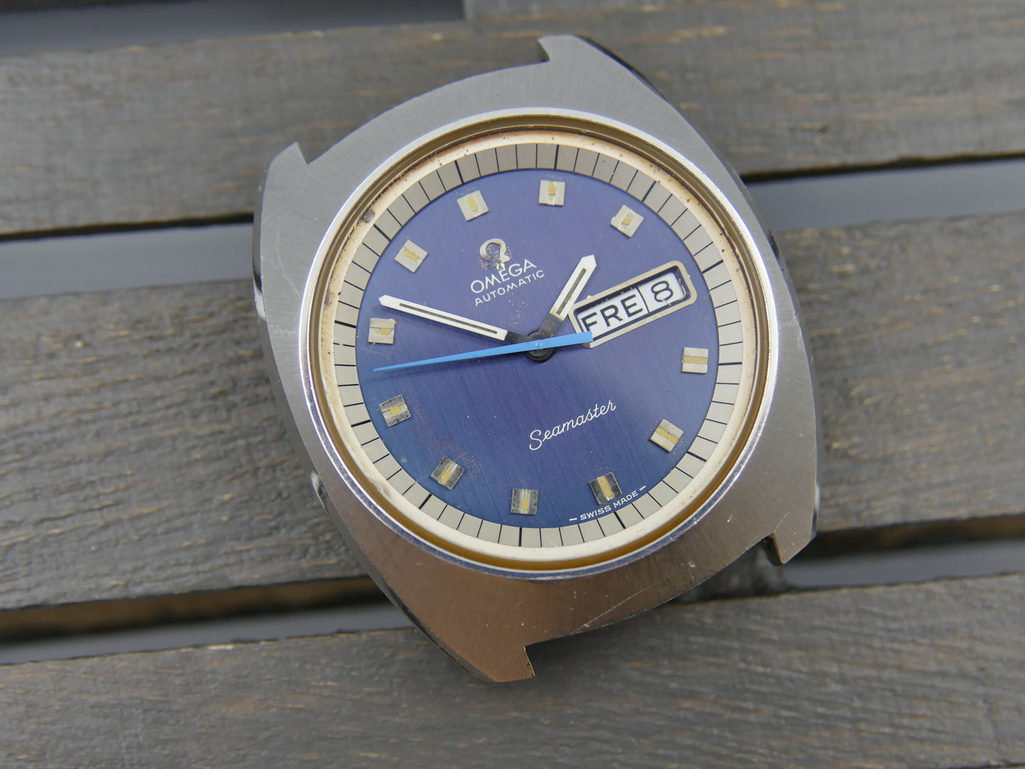 70s vintage watch mens Omega big jumbo Seamaster automatic cal 752 serviced