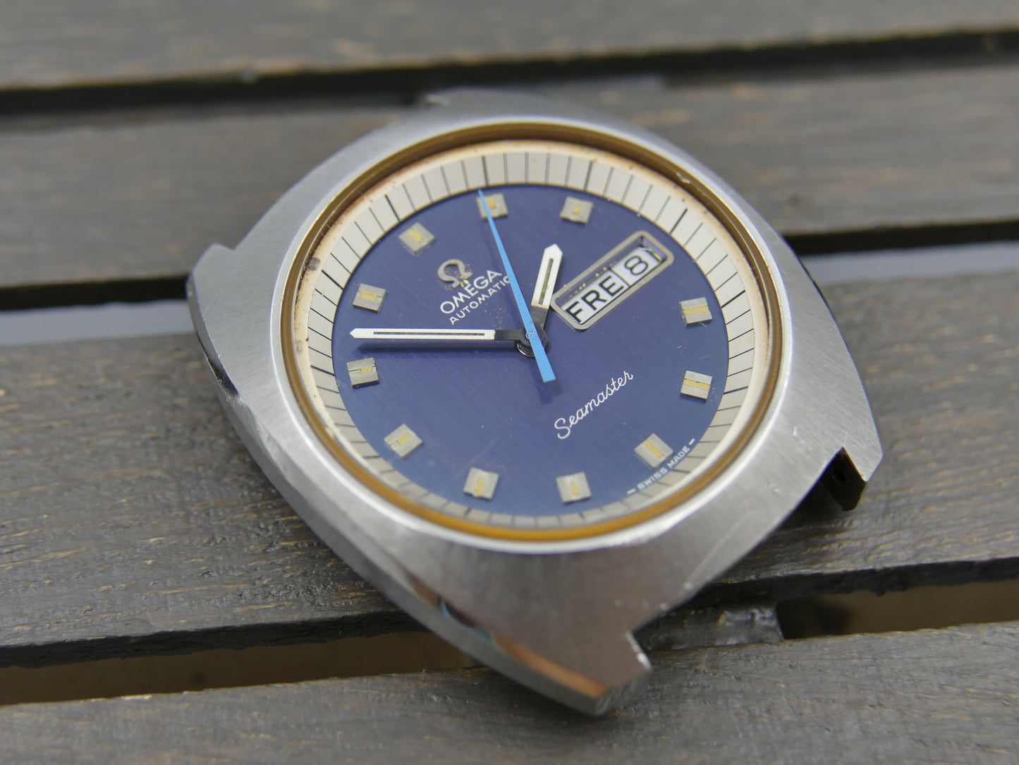 70s vintage watch mens Omega big jumbo Seamaster automatic cal 752 serviced