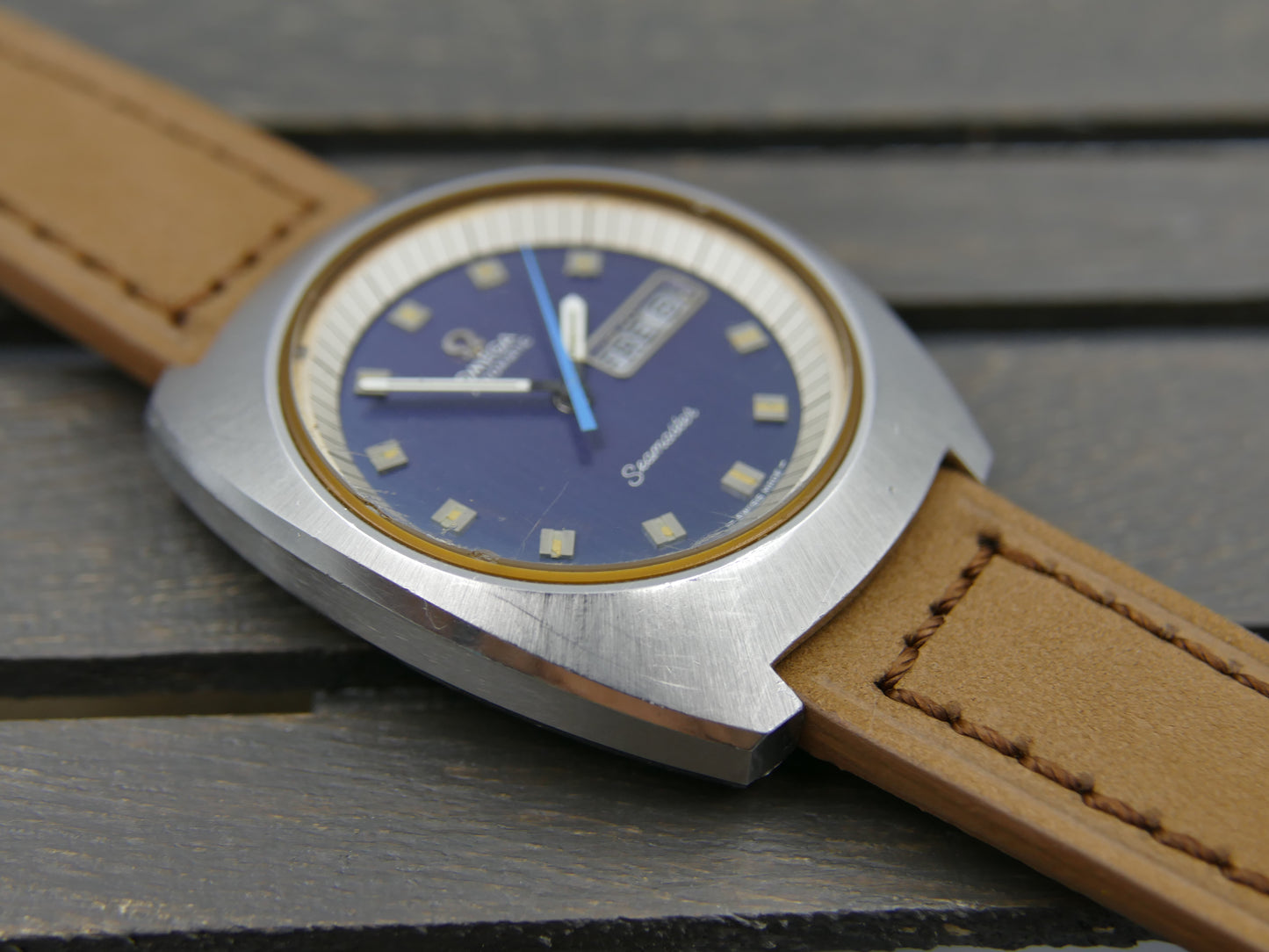 70s vintage watch mens Omega big jumbo Seamaster automatic cal 752 serviced