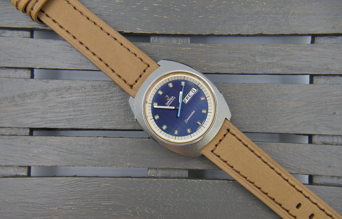 70s vintage watch mens Omega big jumbo Seamaster automatic cal 752 serviced