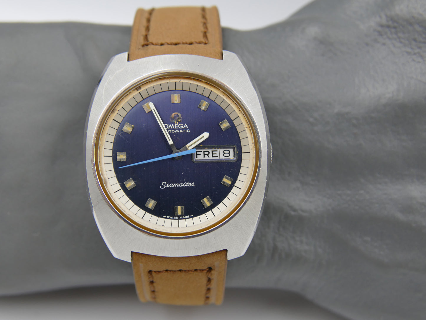 70s vintage watch mens Omega big jumbo Seamaster automatic cal 752 serviced