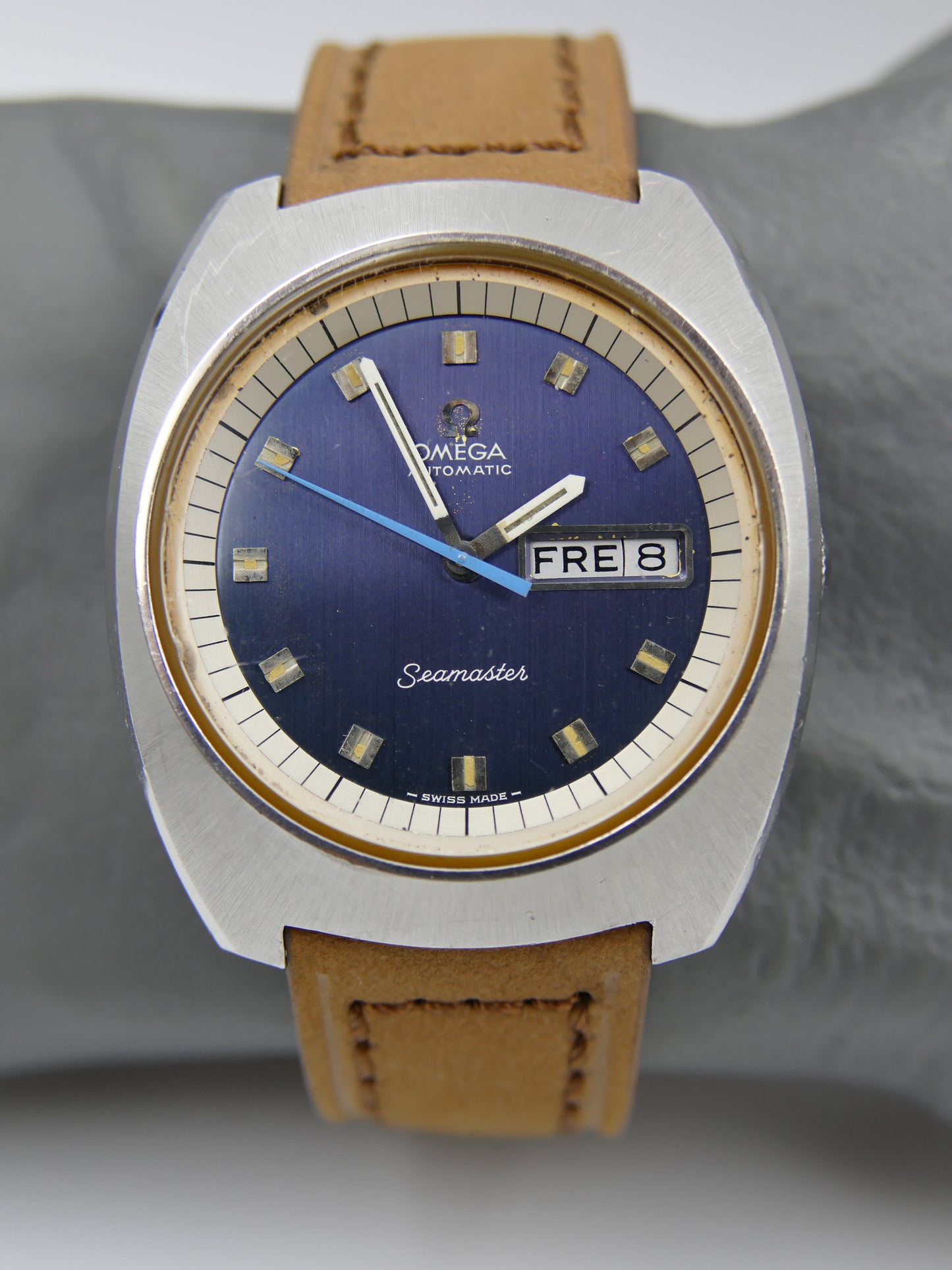 70s vintage watch mens Omega big jumbo Seamaster automatic cal 752 serviced
