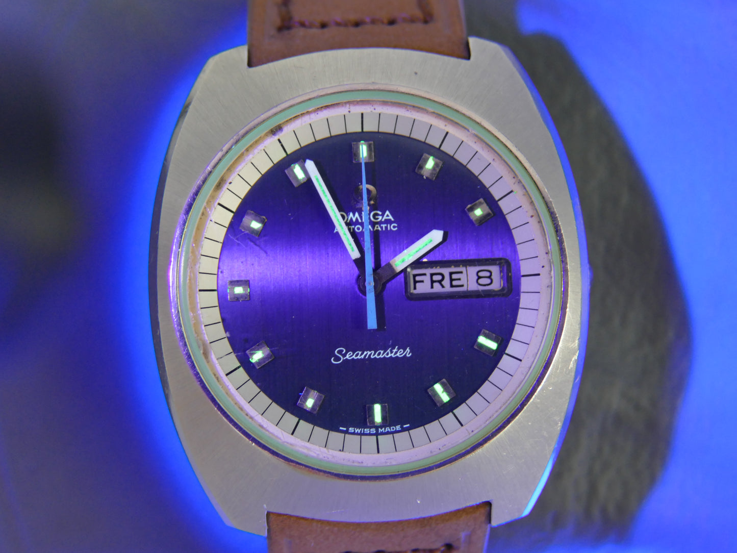 70s vintage watch mens Omega big jumbo Seamaster automatic cal 752 serviced