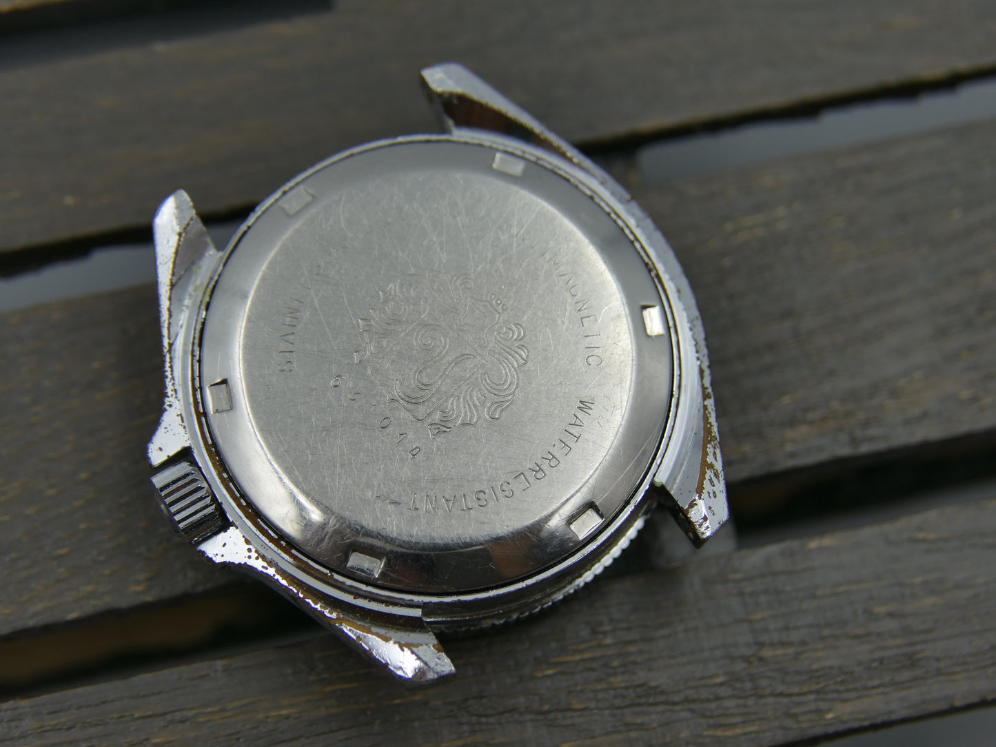 80s vintage watch mens plongee diver Yema ref. 631014 sous marine automatic FE 4611A