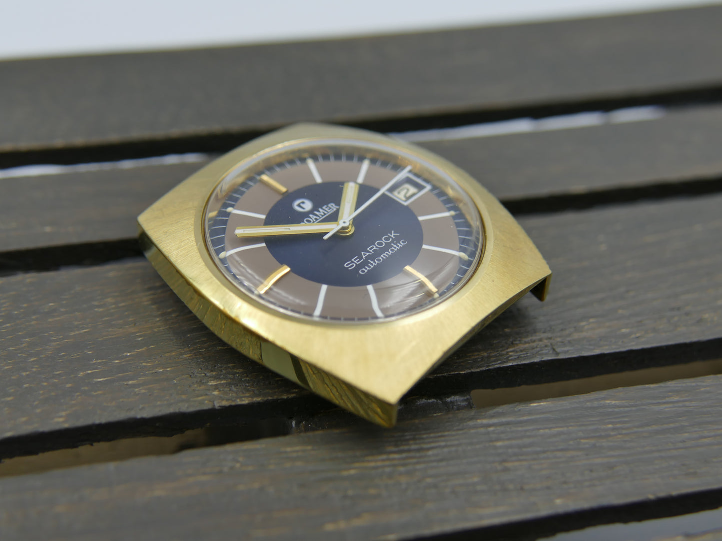 70s vintage watch mens Roamer Searock automatic MST 471 NOS serviced w/box