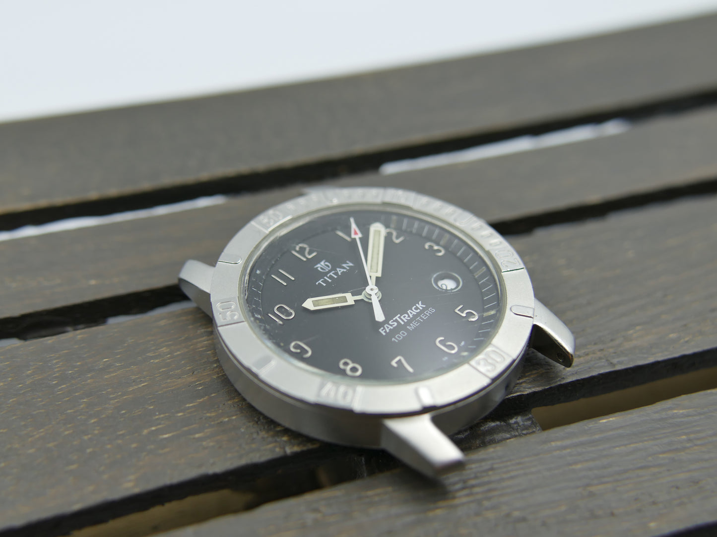 Watch mens Titan FASTRACK All Stainless Steel ref SFC656