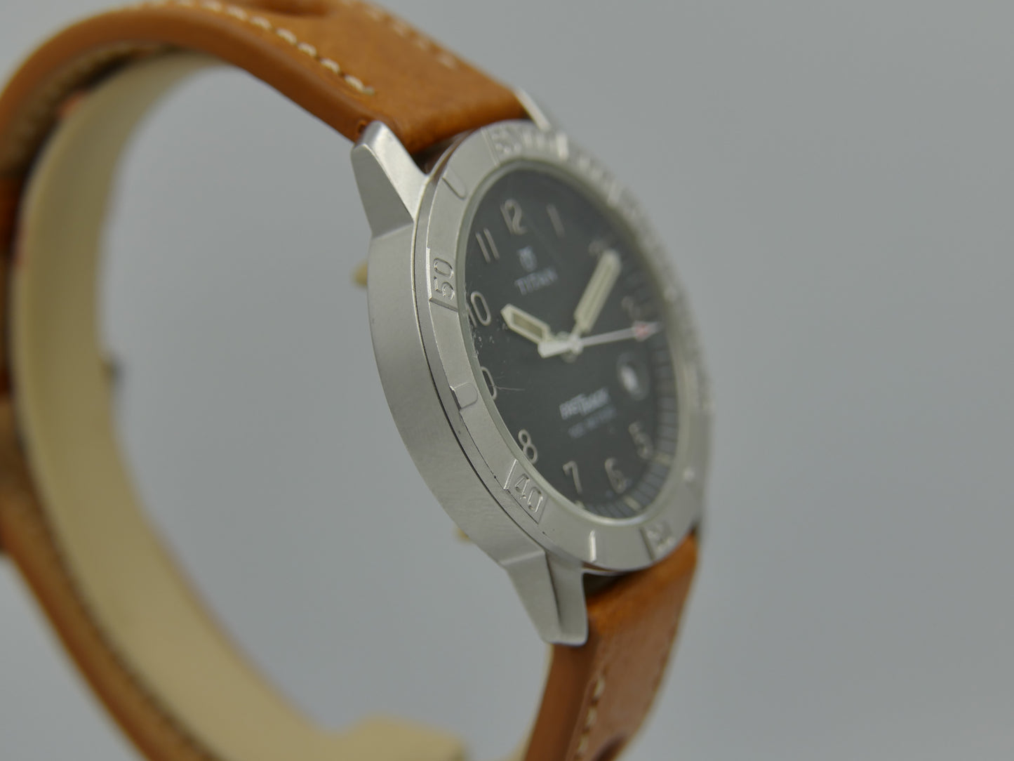 Watch mens Titan FASTRACK All Stainless Steel ref SFC656