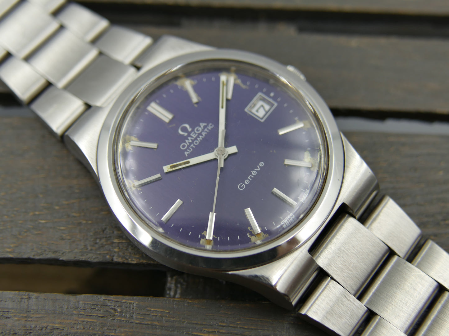 70's vintage watch mens Omega geneve ref. 166.0173 /366.0832 automatic cal. 1012