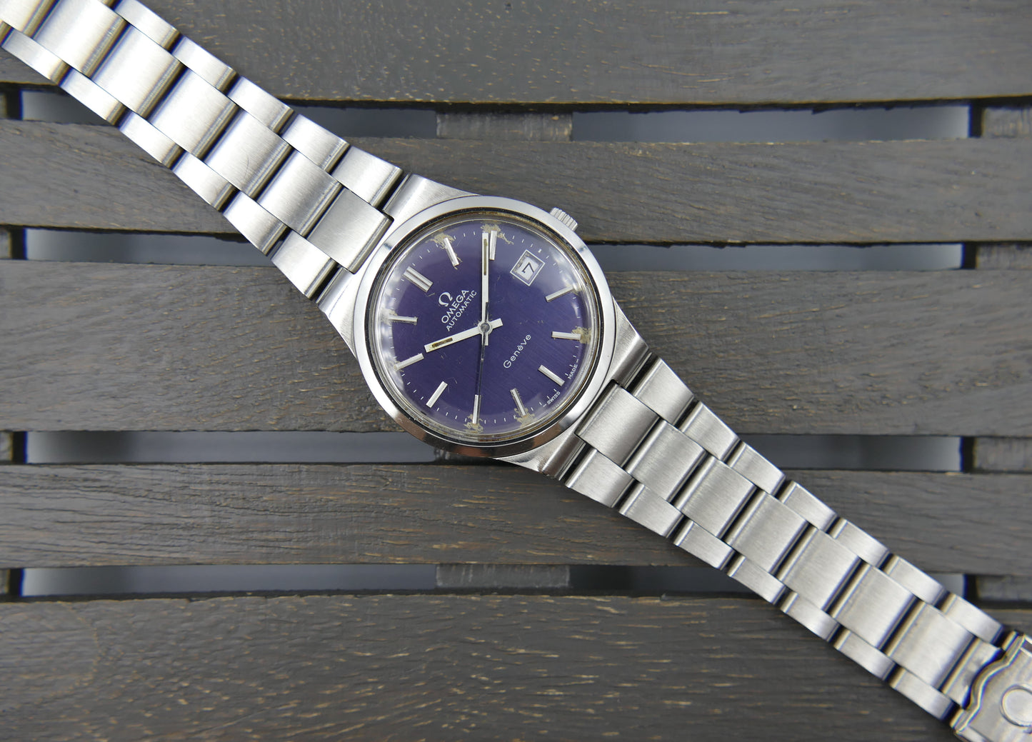 70's vintage watch mens Omega geneve ref. 166.0173 /366.0832 automatic cal. 1012