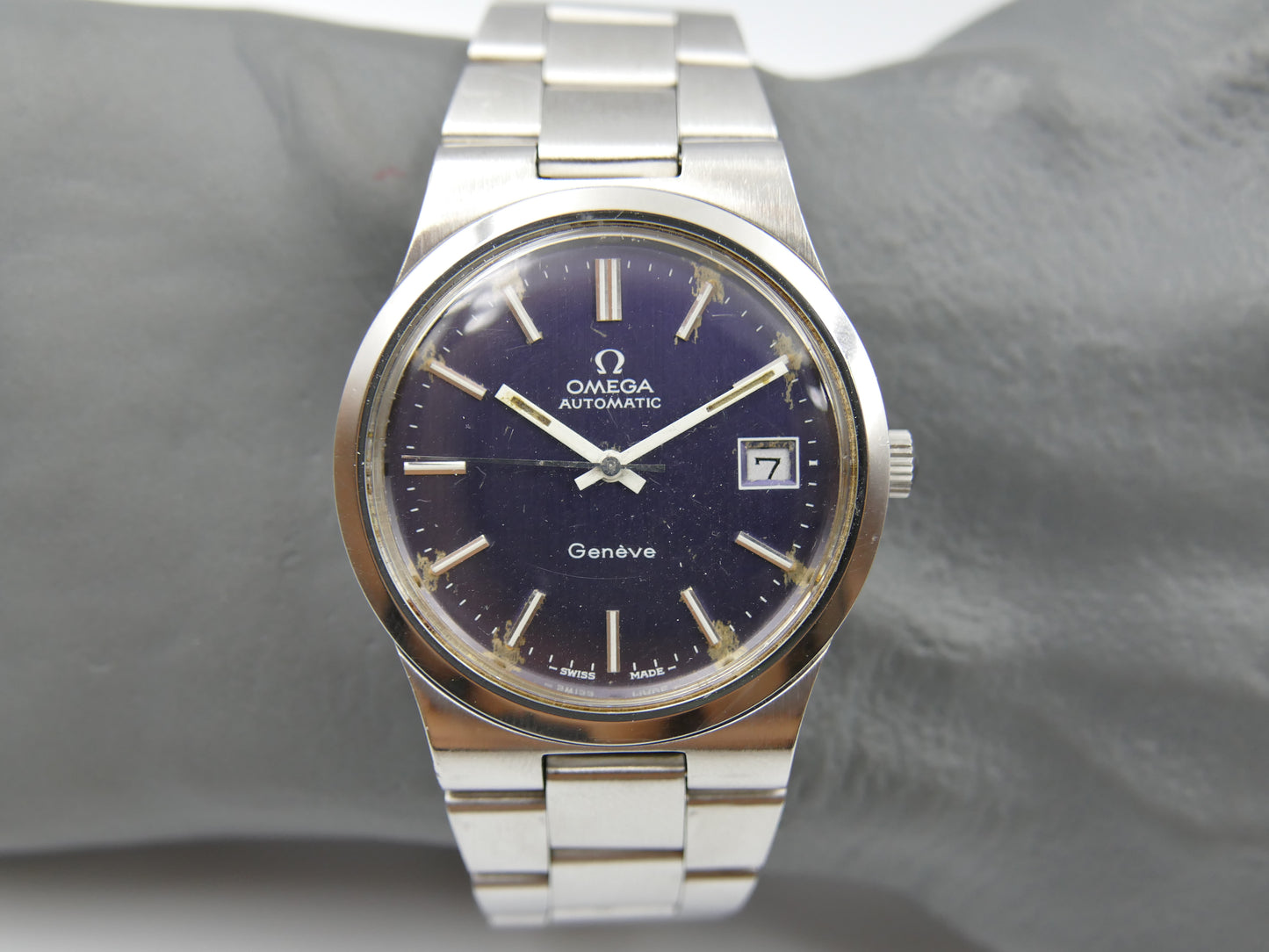 70's vintage watch mens Omega geneve ref. 166.0173 /366.0832 automatic cal. 1012
