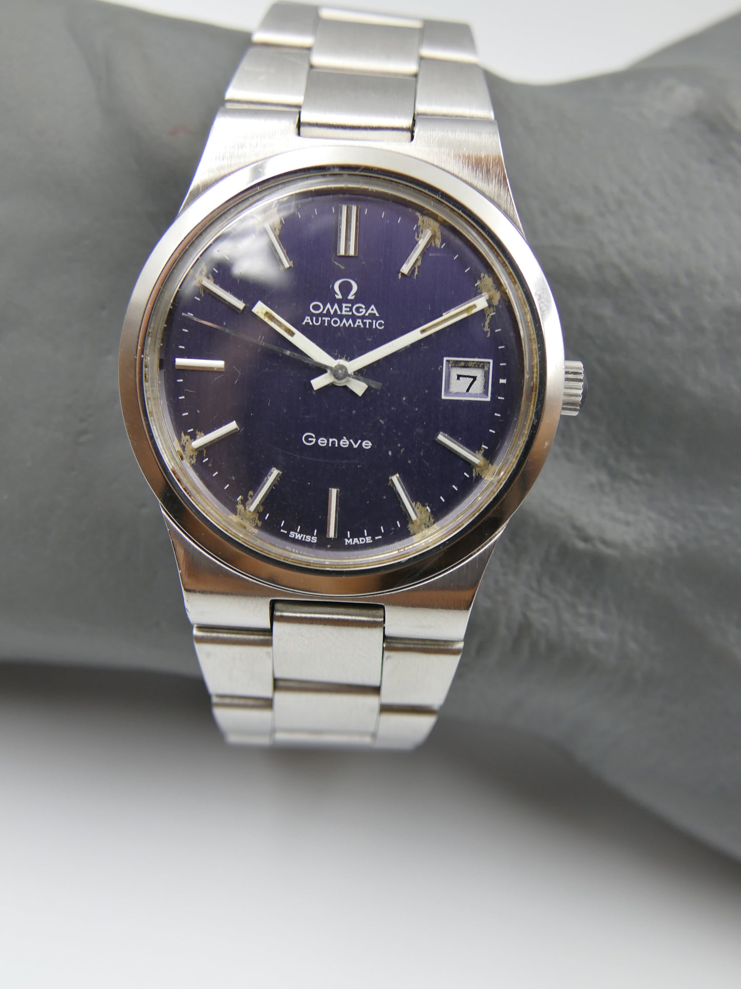 70's vintage watch mens Omega geneve ref. 166.0173 /366.0832 automatic cal. 1012