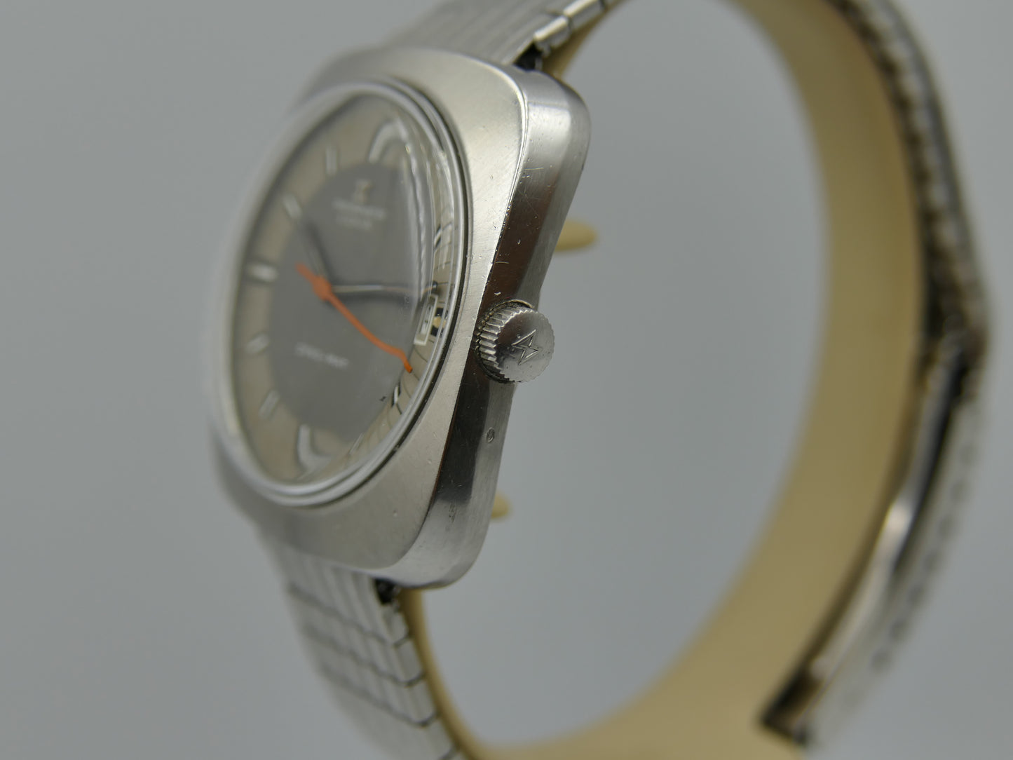 70s vintage watch mens Regines Edox DYNO-MAT automatic eta 2472 steel