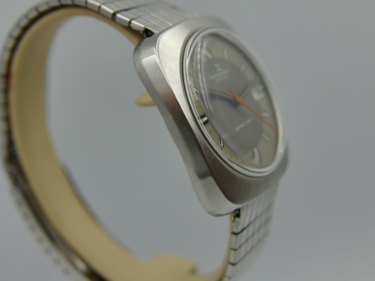 70s vintage watch mens Regines Edox DYNO-MAT automatic eta 2472 steel