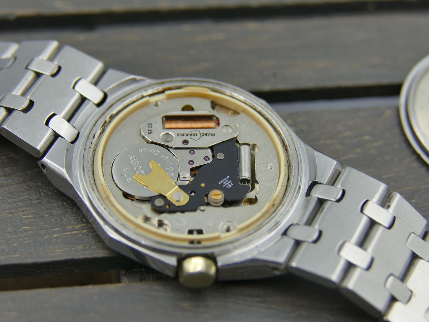 80s Vintage watch Michel Herbelin Grand Large 8230 T Royal Oak Style FE 7221