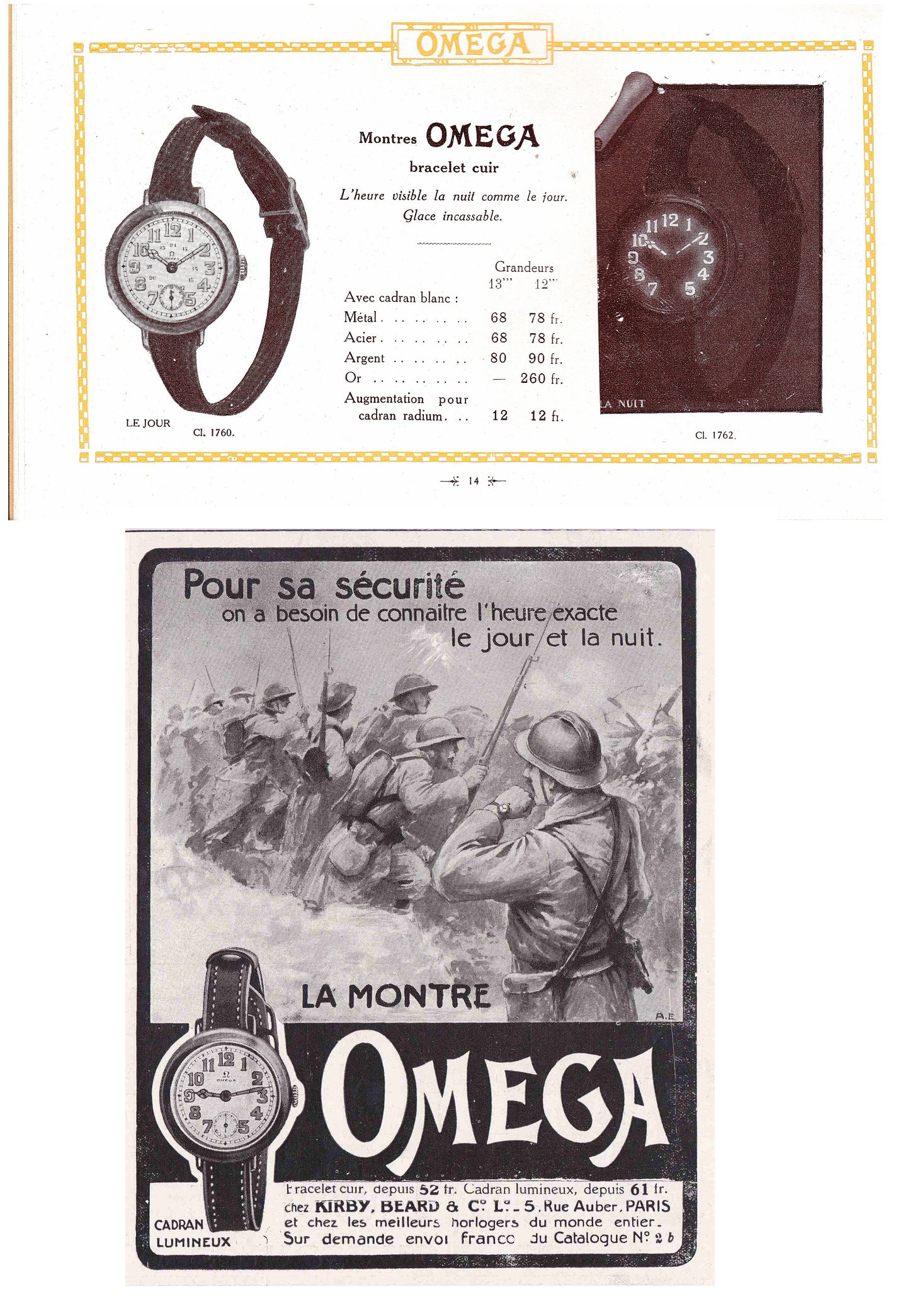 10's vintage watch world war Caged Oficcer Omega trench ref. 568.13 cal. 13''' SOB rare