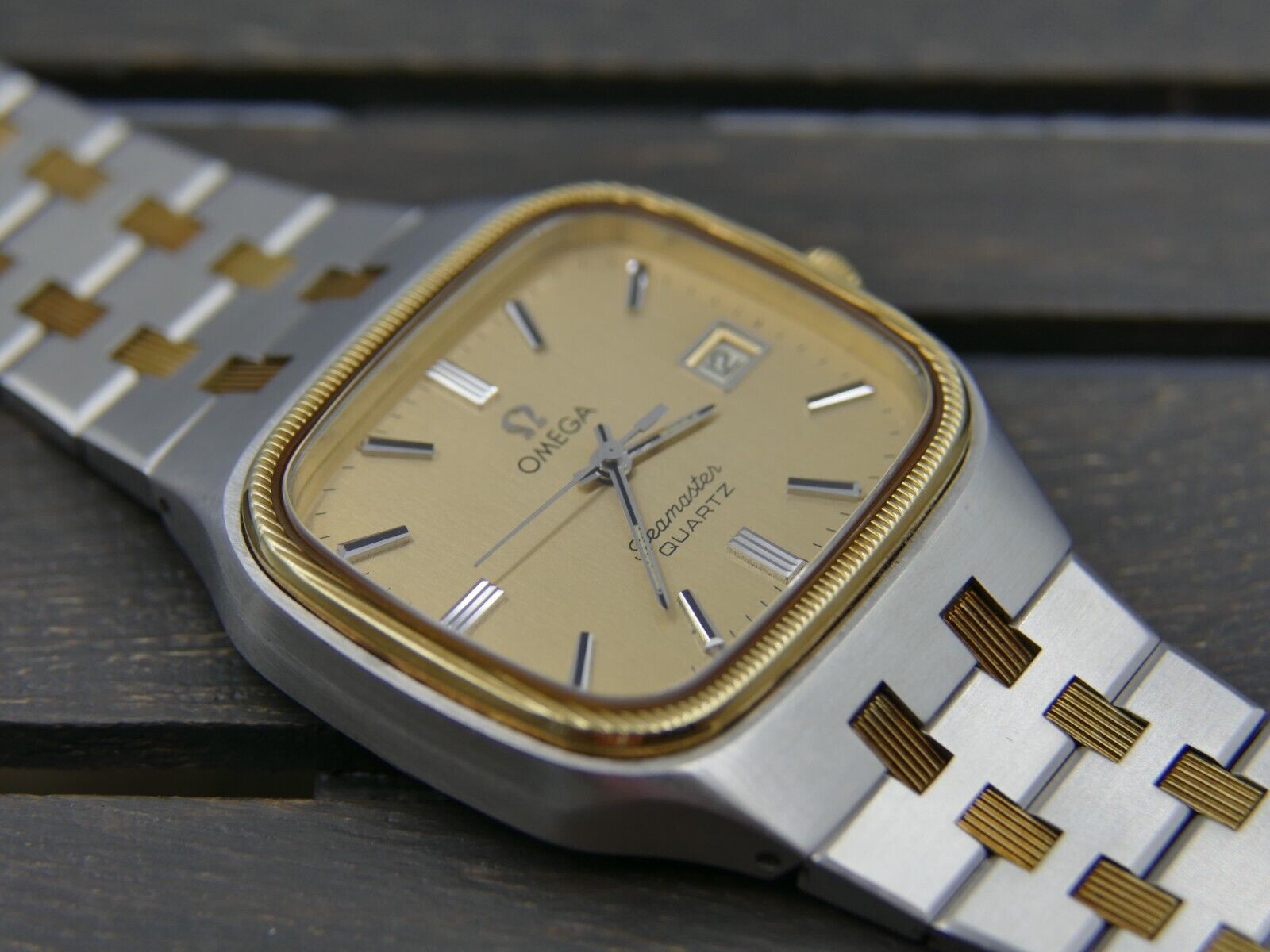 70s vintage Omega Seamaster quartz cal. 1342 ref. 196.0135 / 396.0874 royal oak