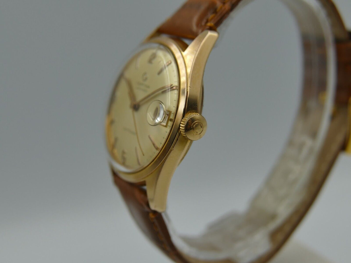 50's vintage watch mens Certina certidate automatic cal. 28-45 patents+  gold pl