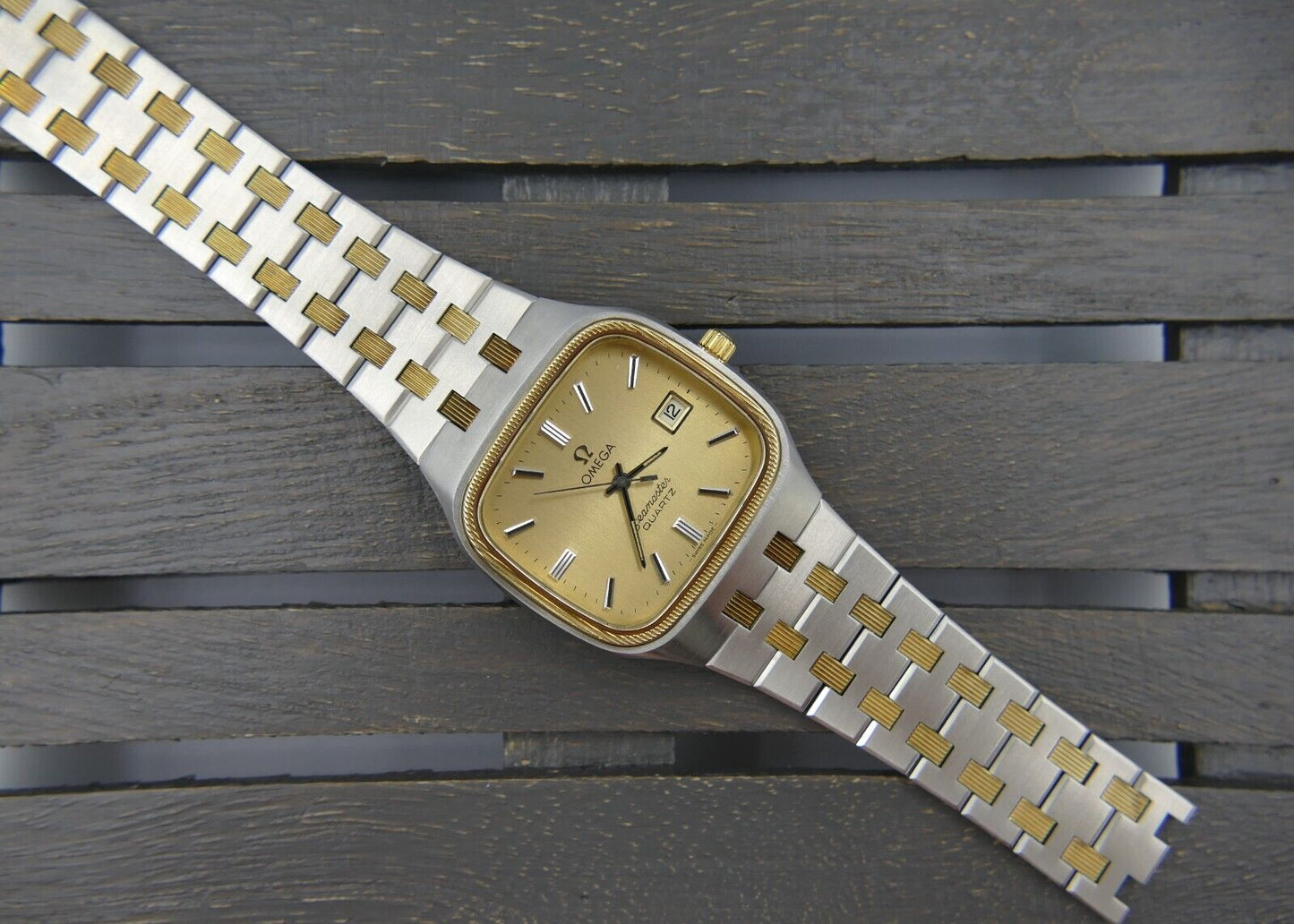 70s vintage Omega Seamaster quartz cal. 1342 ref. 196.0135 / 396.0874 royal oak