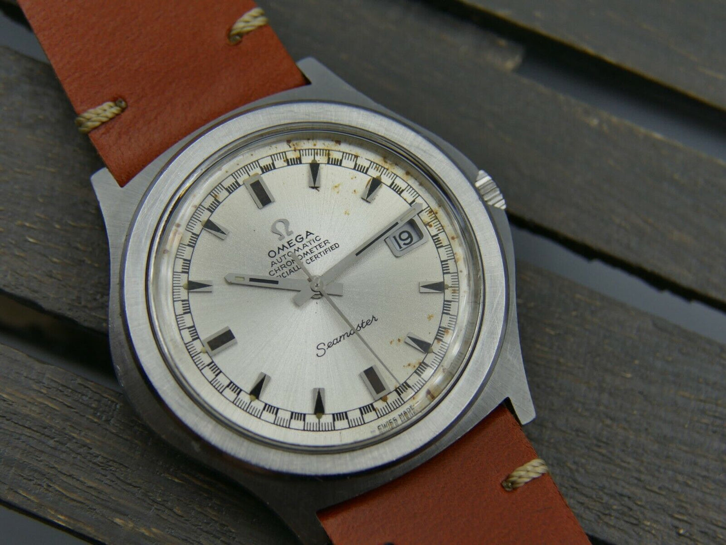 70's vintage watch Omega ref 168.050 seamaster chronometer automatic cal 564