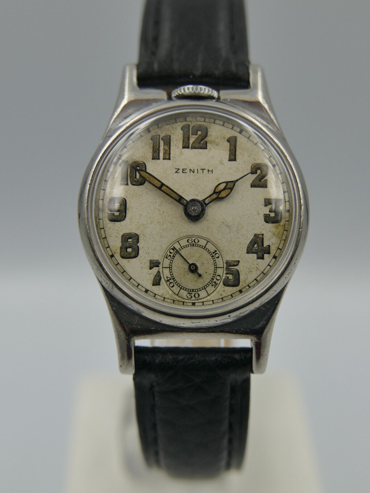 30's vintage watch mens Zenith lépine windingcrown at 12  cal. 12''' RARE