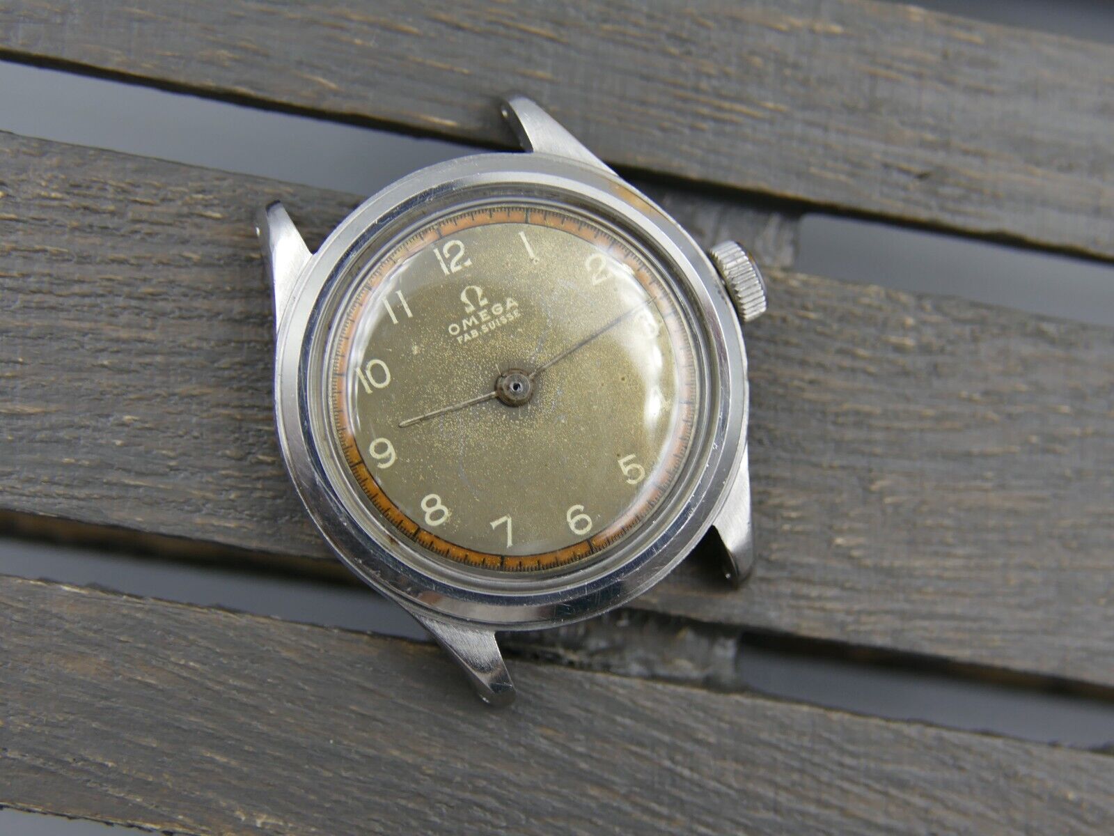 30's vintage watch Omega Naïad Medicus manual wind cal. 23.4 SC model + déposé