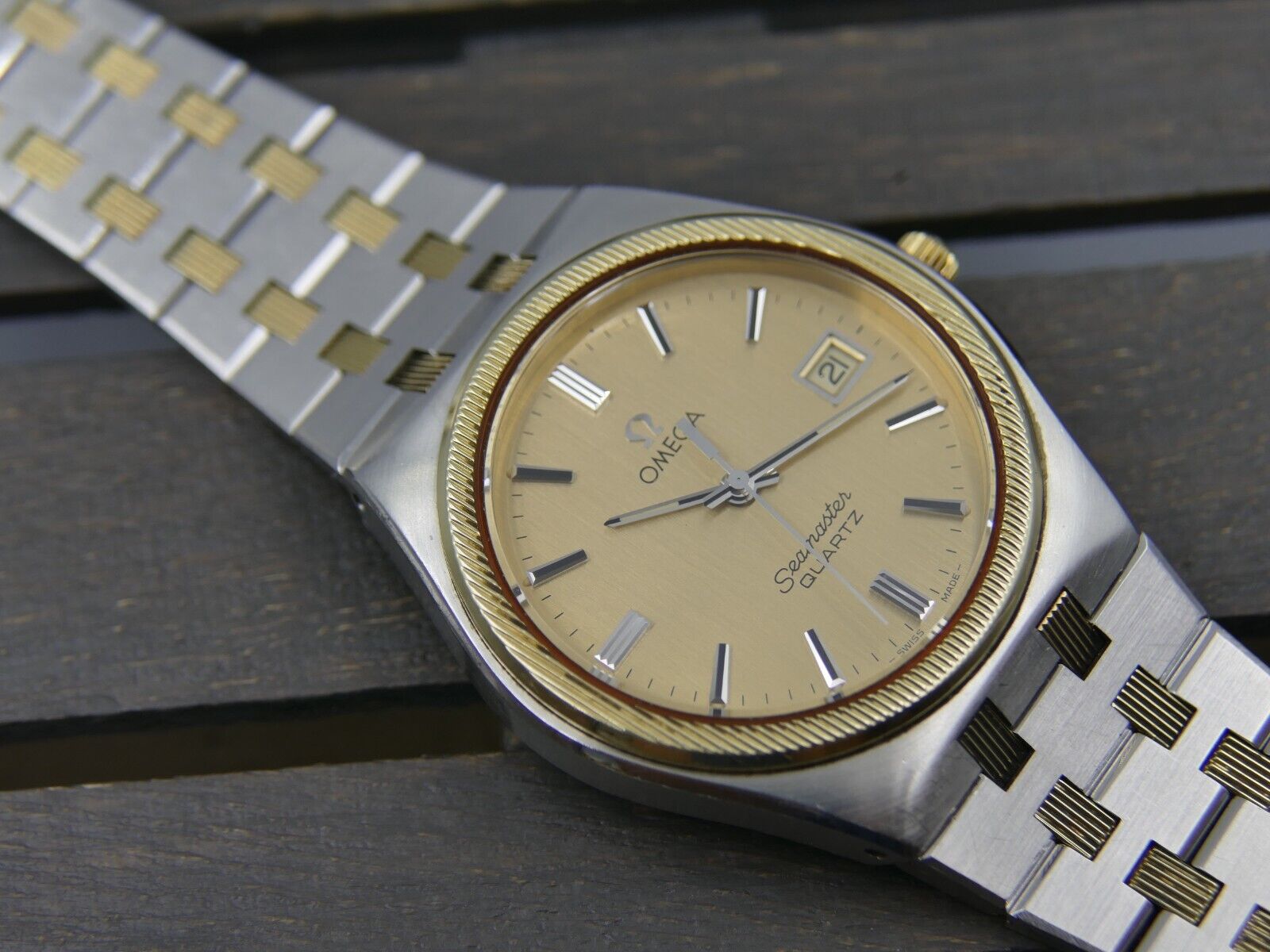 Omega Seamaster quartz cal. 1342 ref. 196.0134 / 396.0873 vintage 70's royal oak