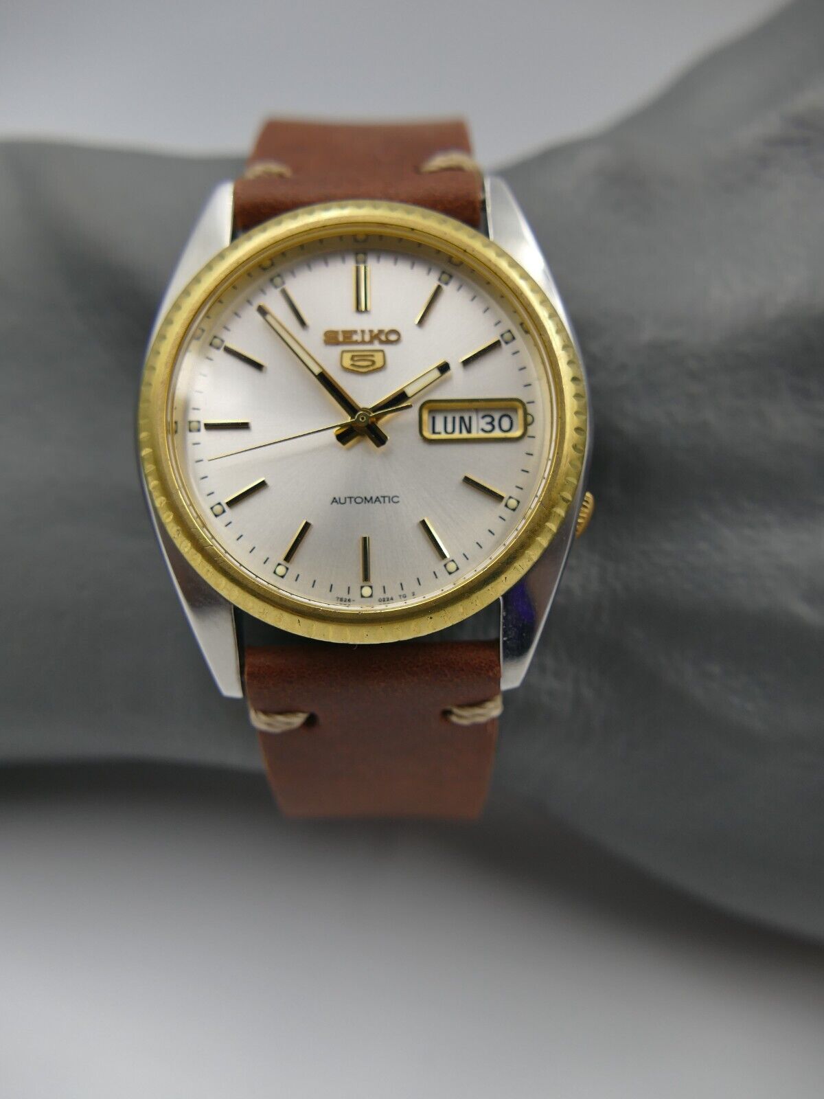 vintage watch mens Seiko 7s26-0500 A4 KY automatic seikojust datejust serviced