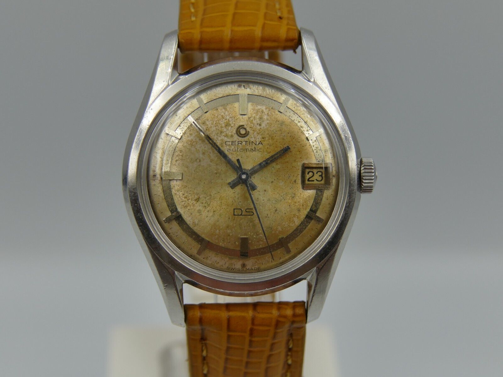 60's vintage watch mens Certina DS turtle Automatic 25-651 ref 5801 112 steel