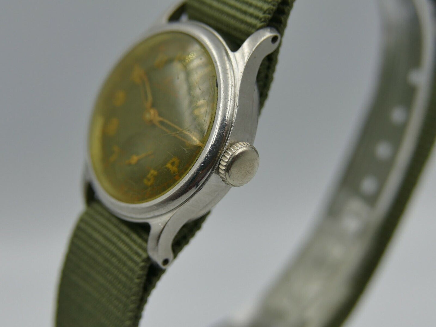 40's vintage watch military ww2 MIDO Multifort manual wind cal 6461 serviced 