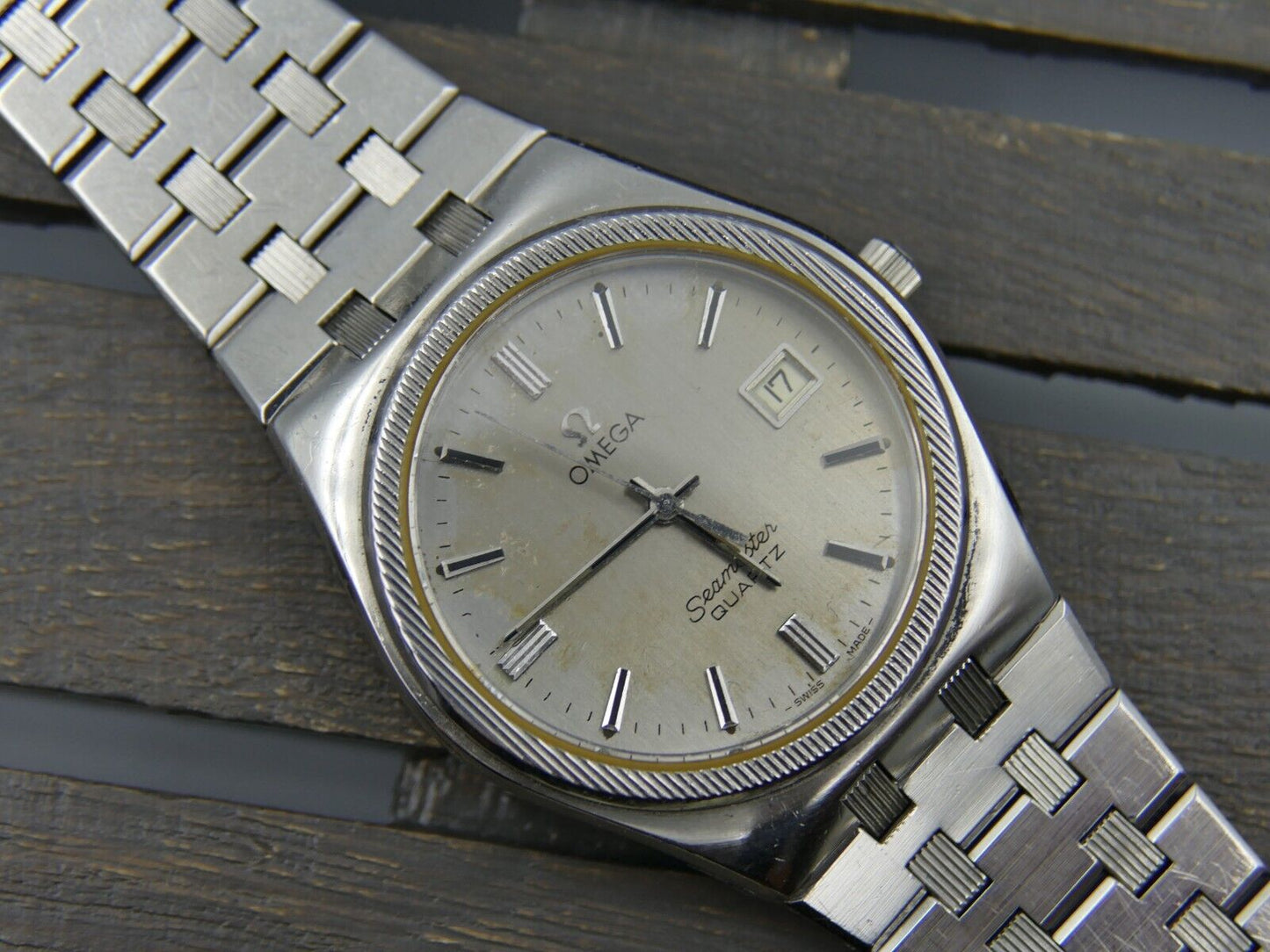 Omega Seamaster quartz cal. 1342 ref. 196.0134 / 396.0873 vintage 70's royal oak