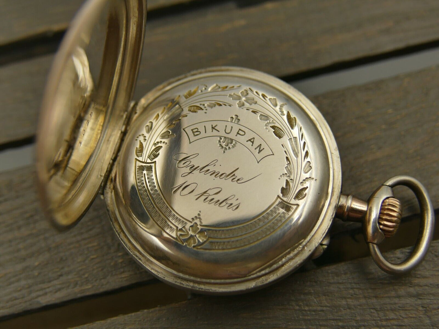 Bikupan pocket watch solid silver / gold L.U.C Louis Ulysse Chopard cal. 12''