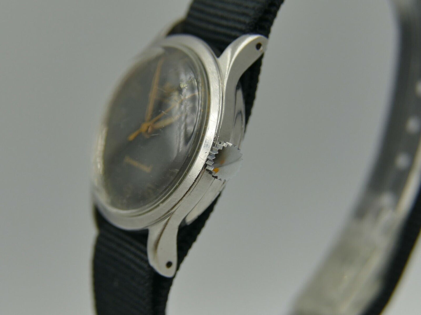 50s vintage watch mens MIDO multifort superautomatic powerwind cal. 0917 P black