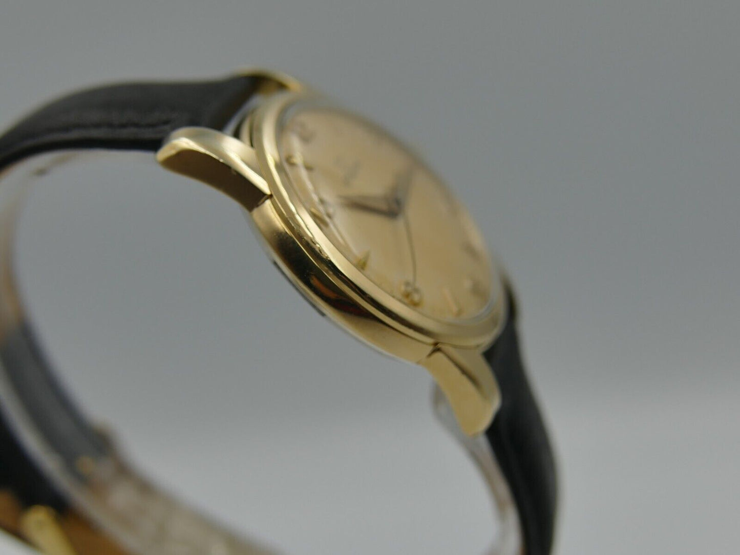 50's vintage watch mens Lemania manual wind cal. 3060 gold pl ref. 804 PA/A