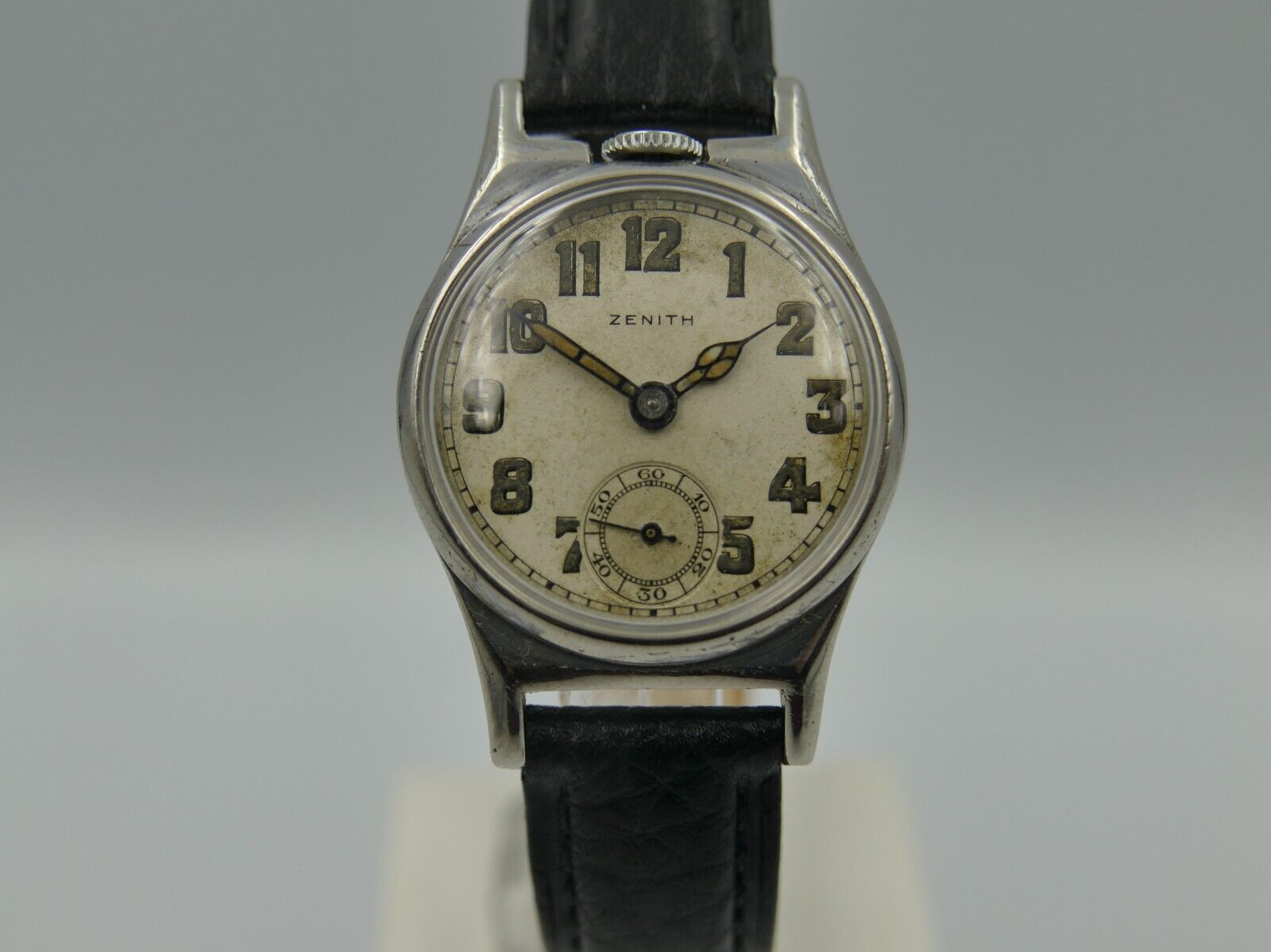 30's vintage watch mens Zenith lépine windingcrown at 12  cal. 12''' RARE