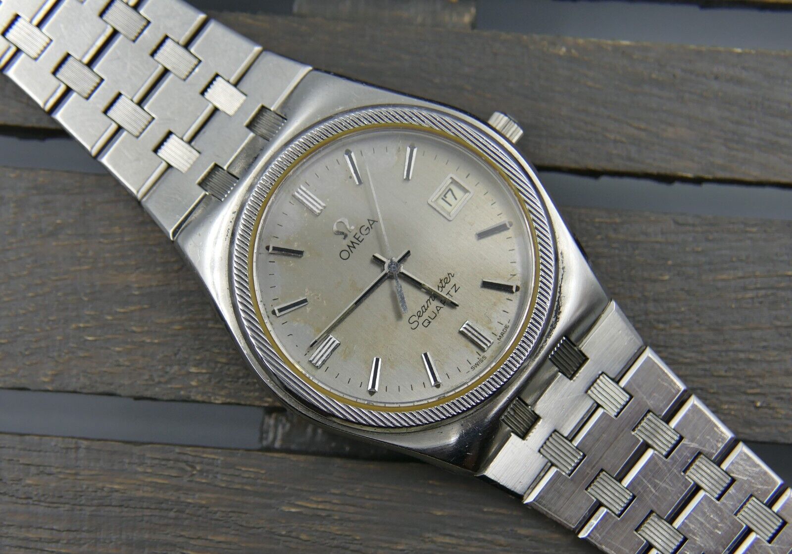 Omega Seamaster quartz cal. 1342 ref. 196.0134 / 396.0873 vintage 70's royal oak