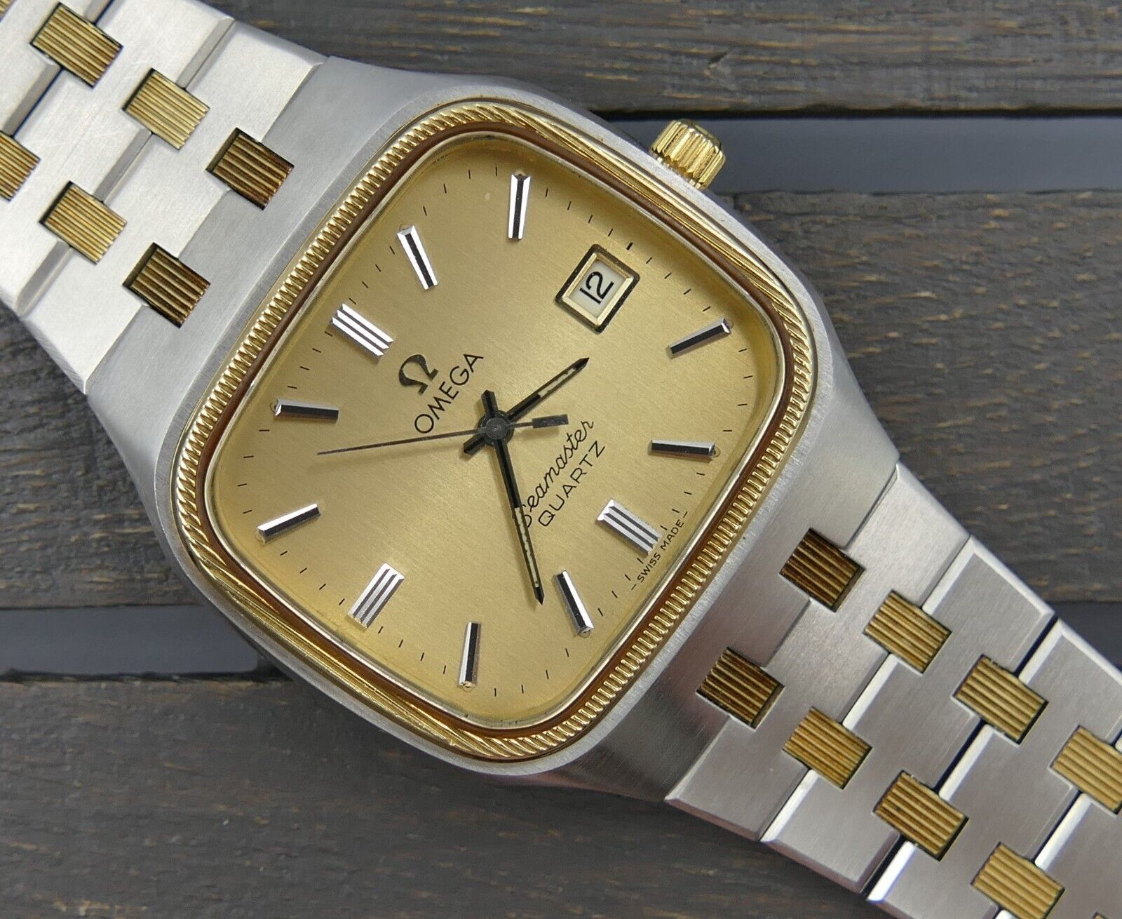 70s vintage Omega Seamaster quartz cal. 1342 ref. 196.0135 / 396.0874 royal oak