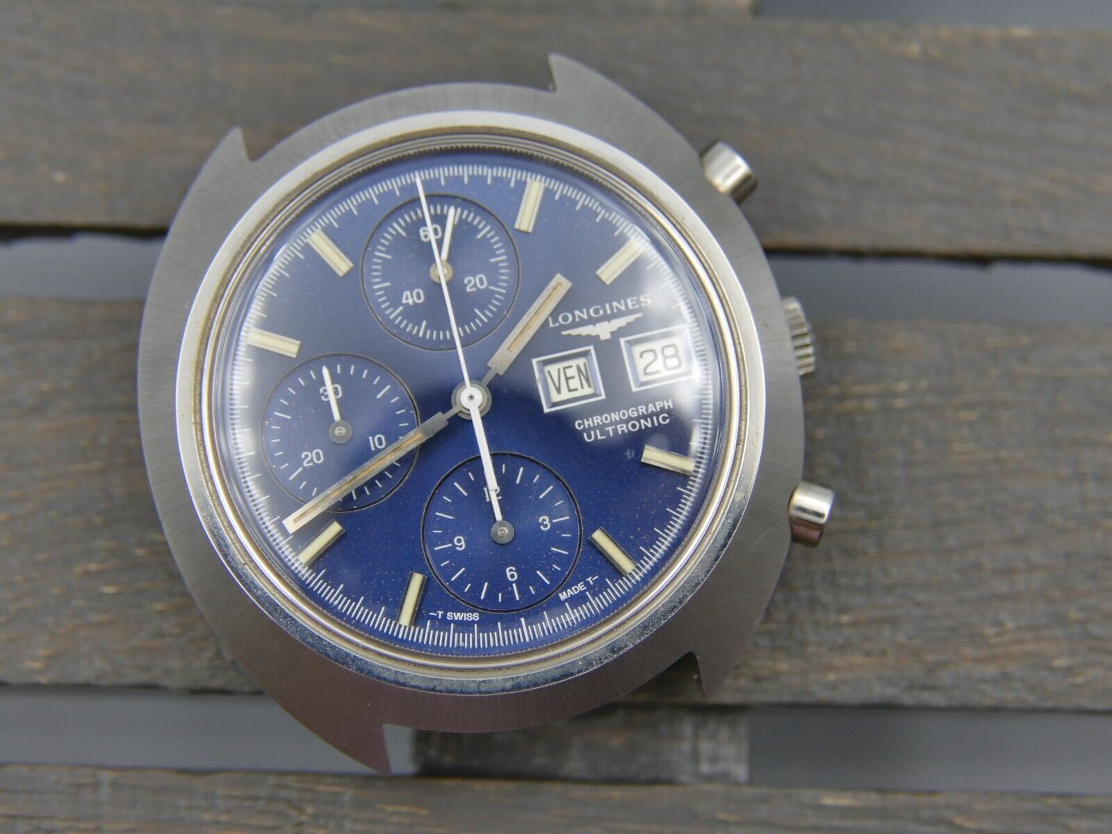 70's vintage watch Longines Chronograph Ultronic  ref. 2362-4 cal. L749.2 rare