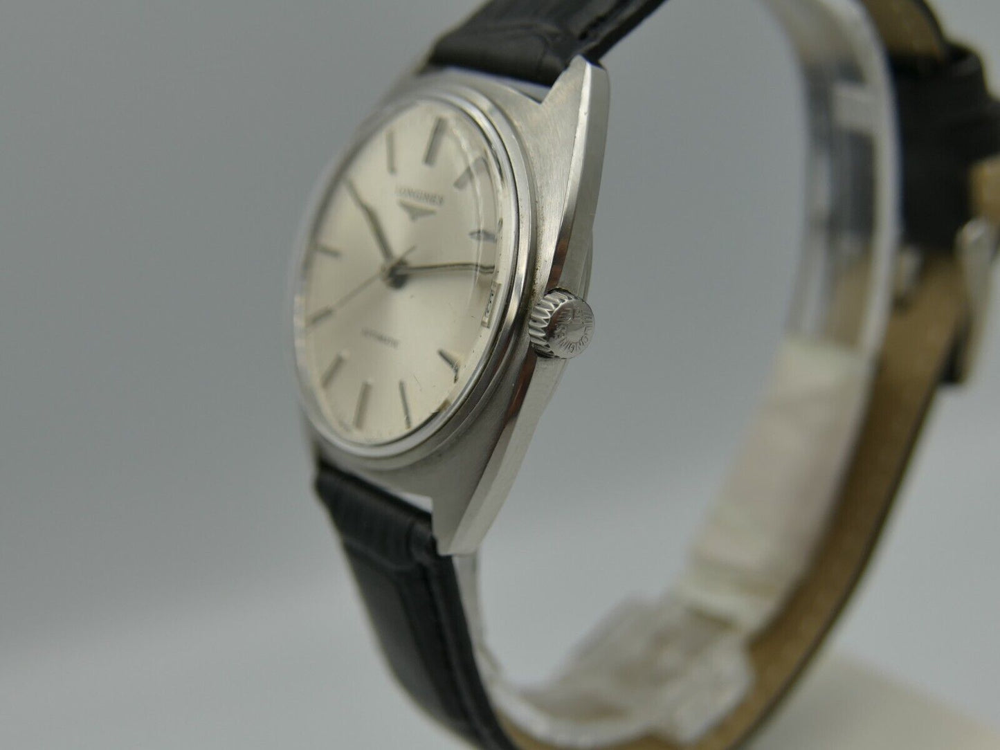 70's vintage watch mens Longines Ref. 1586 automatic L890.1 steel C case