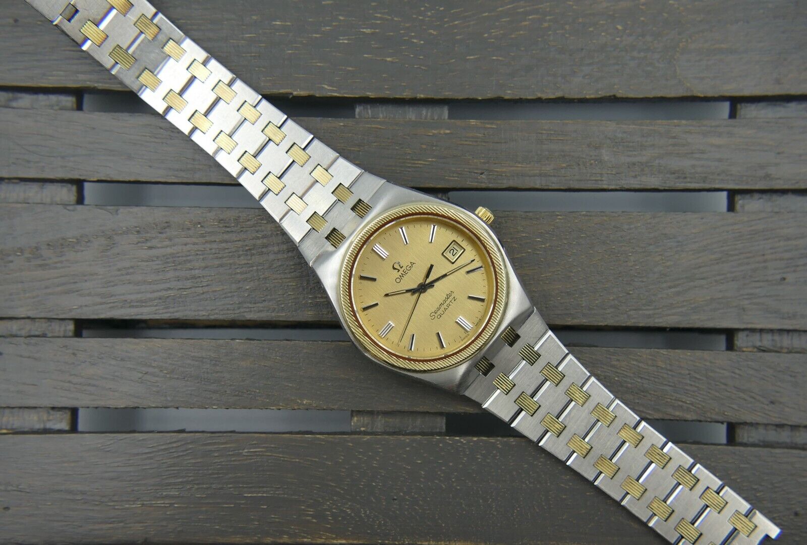 Omega Seamaster quartz cal. 1342 ref. 196.0134 / 396.0873 vintage 70's royal oak