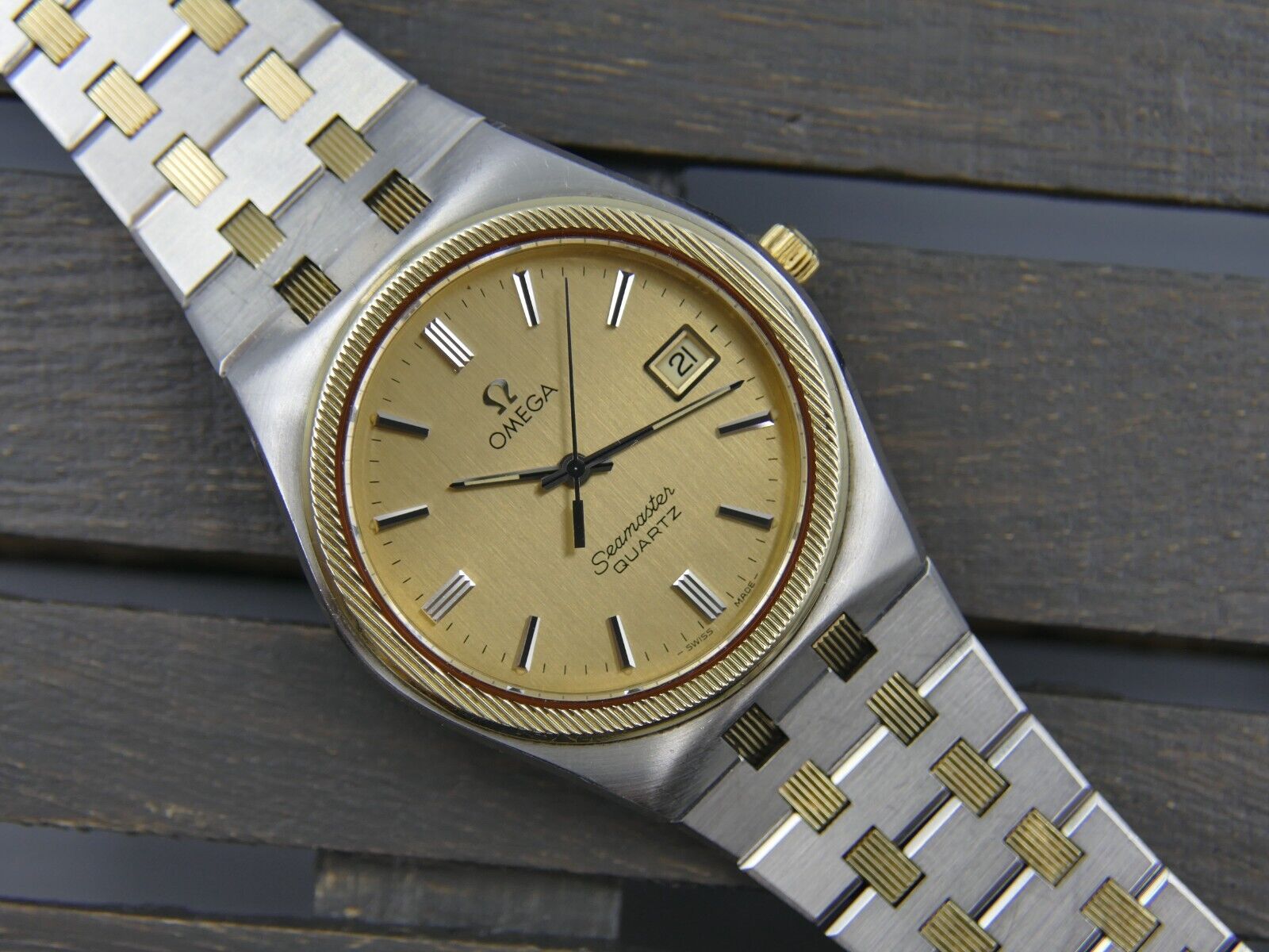 Omega Seamaster quartz cal. 1342 ref. 196.0134 / 396.0873 vintage 70's royal oak