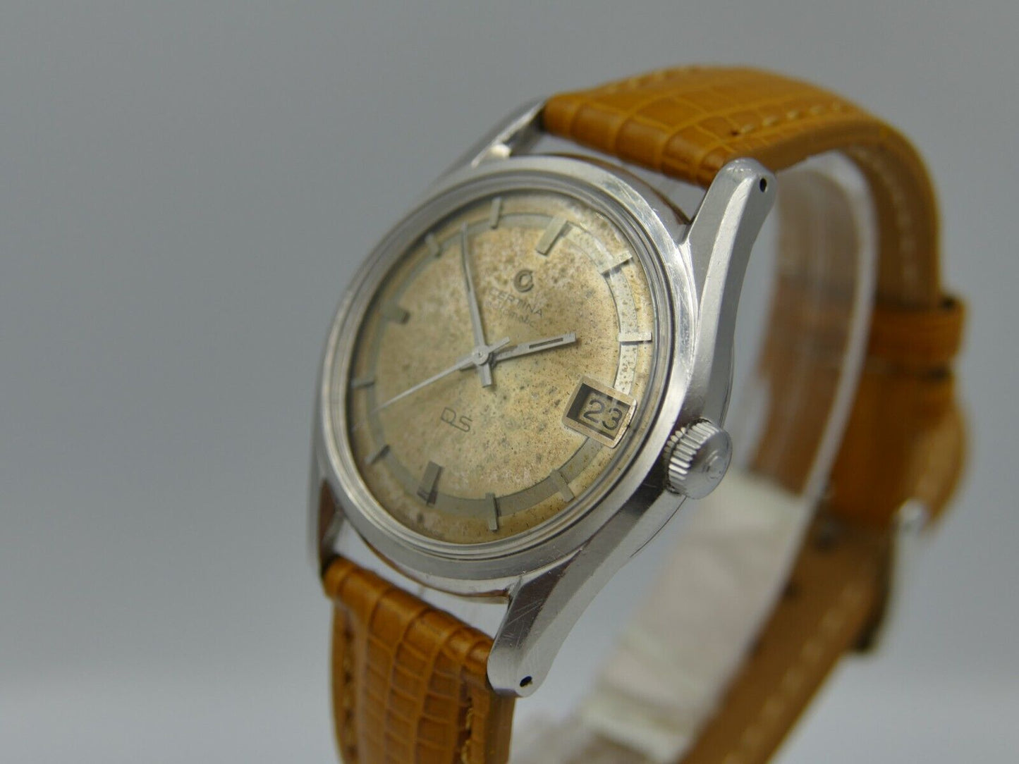 60's vintage watch mens Certina DS turtle Automatic 25-651 ref 5801 112 steel