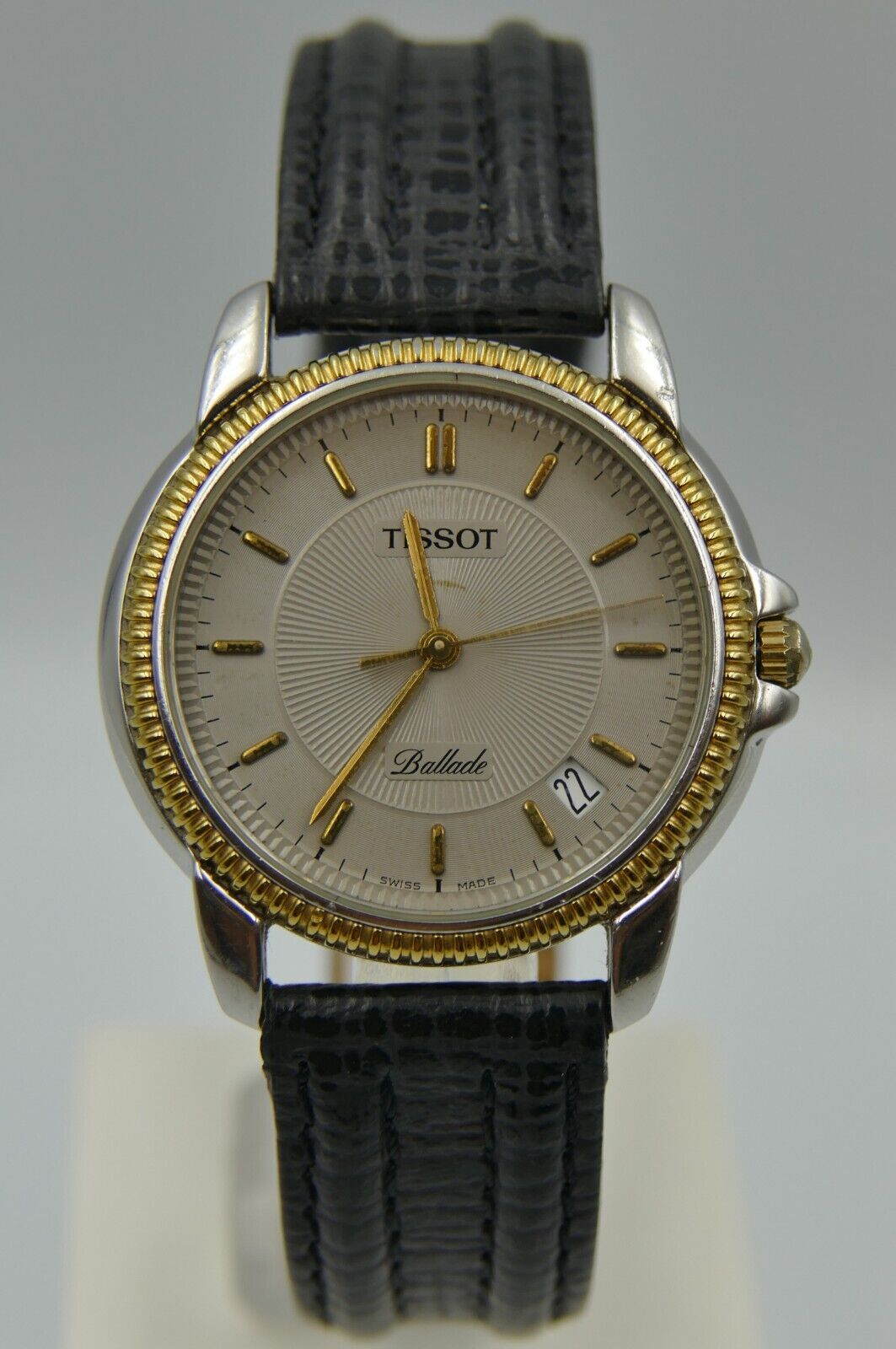 90's vintage watch mens Tissot Ballade C277/377C quartz eta 955.112 two tone