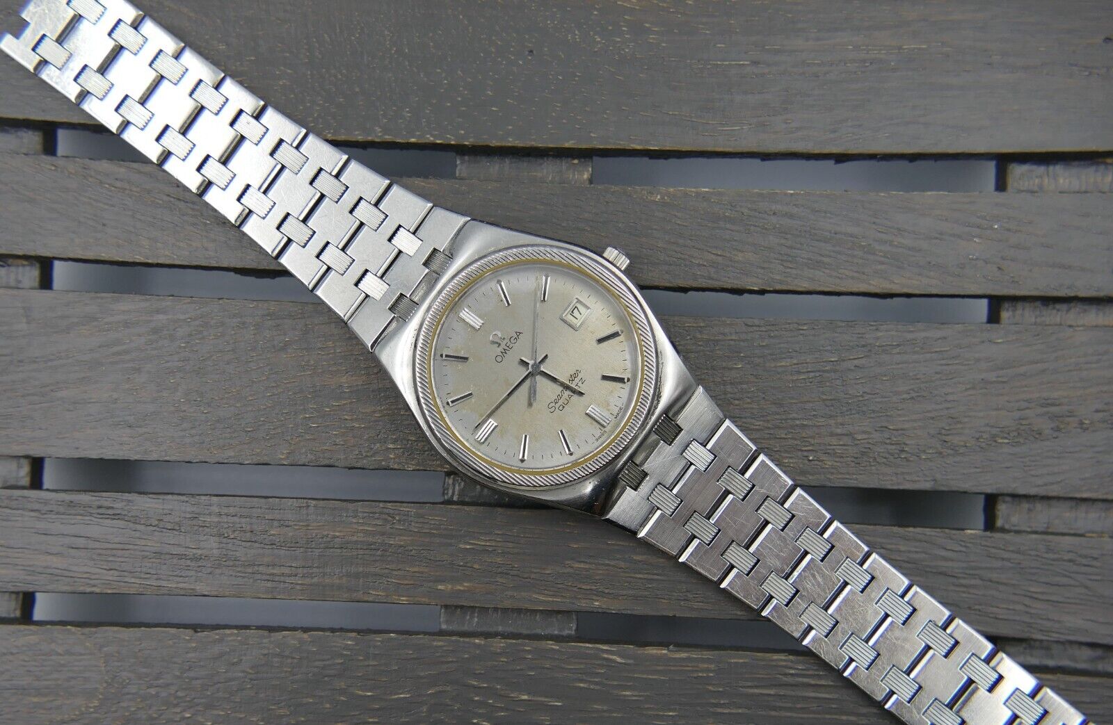 Omega Seamaster quartz cal. 1342 ref. 196.0134 / 396.0873 vintage 70's royal oak