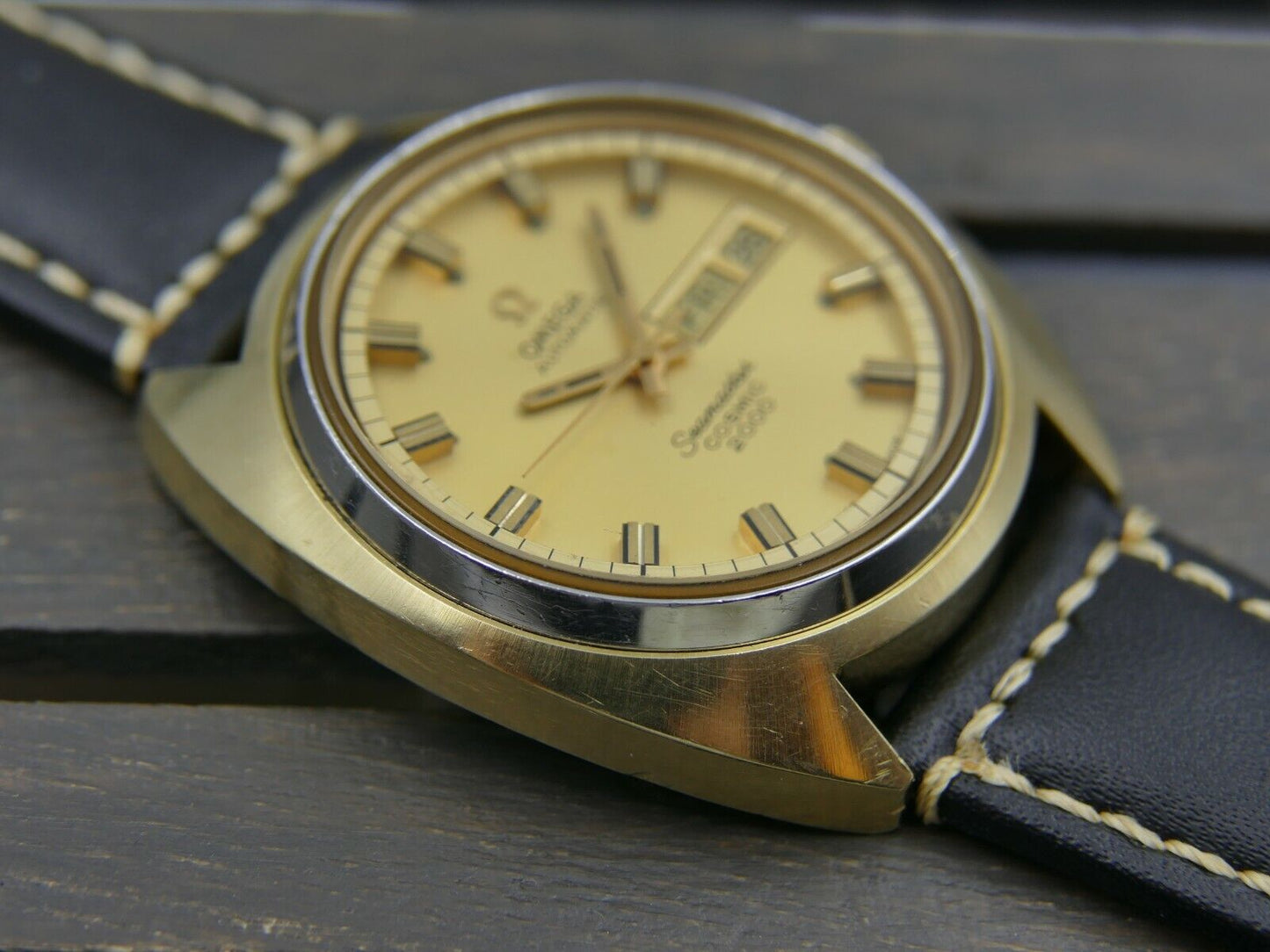 70's vintage Omega Seamaster Cosmic 2000 ref. 166.131 automatic cal 1022 gold