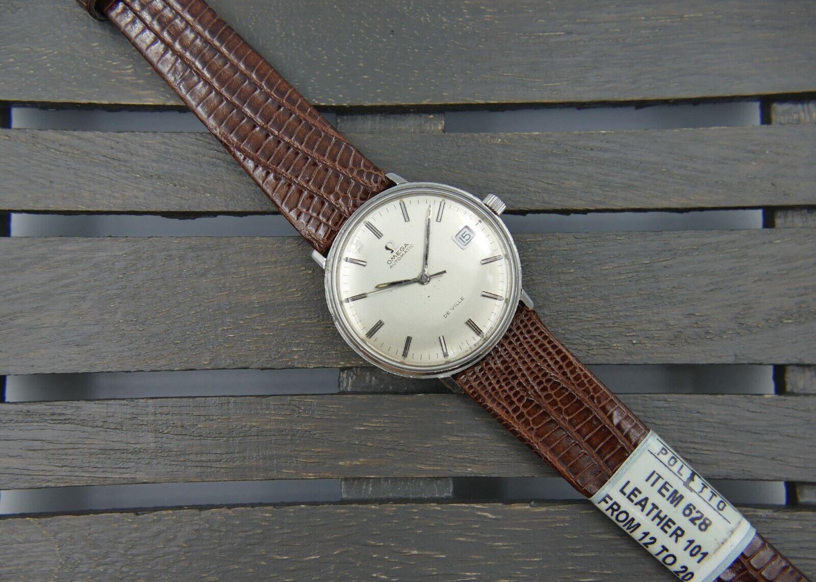 60's vintage watch mens Omega De Ville 166.033 automatic cal 562 serviced 34mm