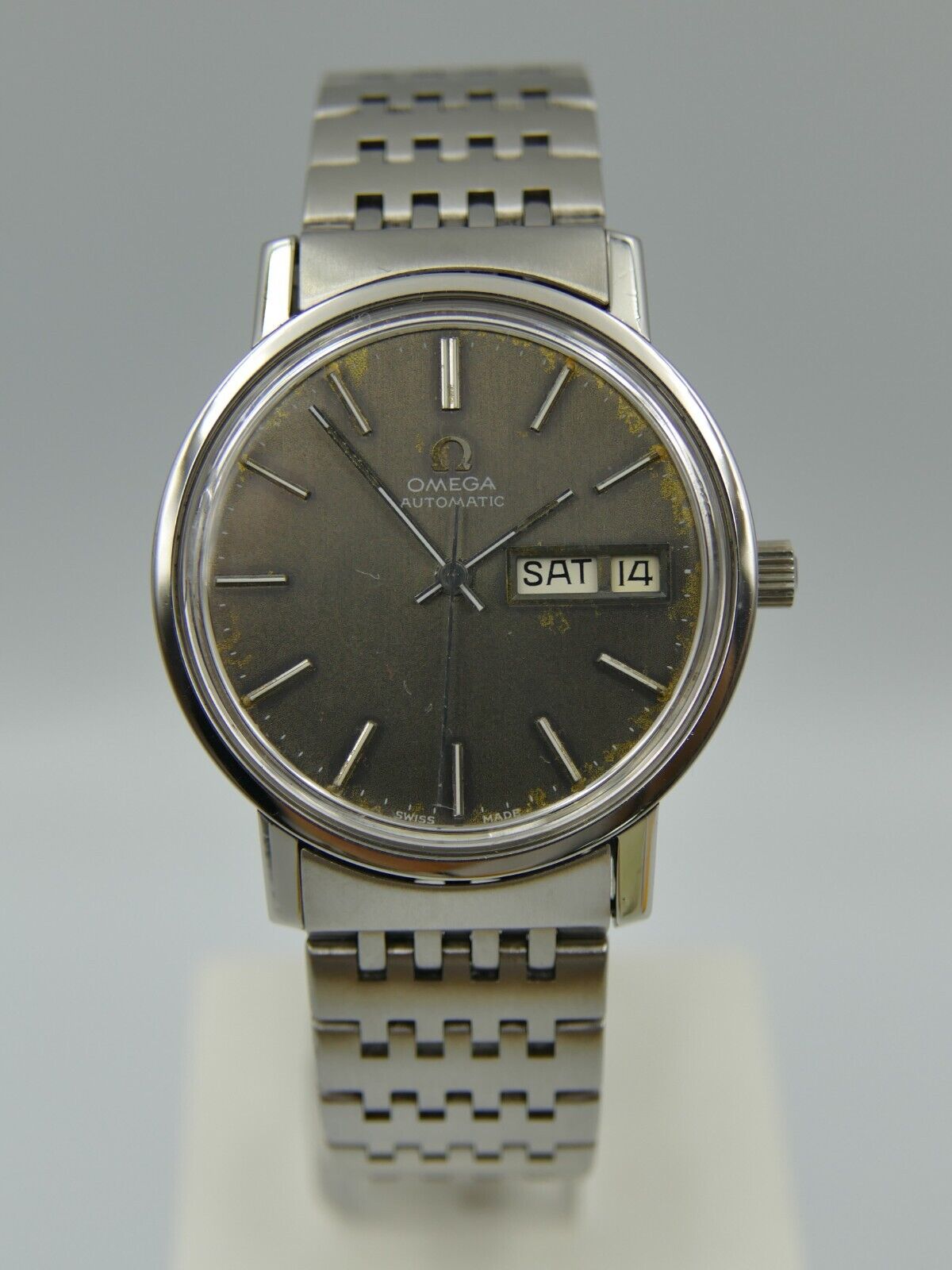 70s vintage watch mens Omega ref. 166.0209 automatic cal. 1022 bracelet ref 1193